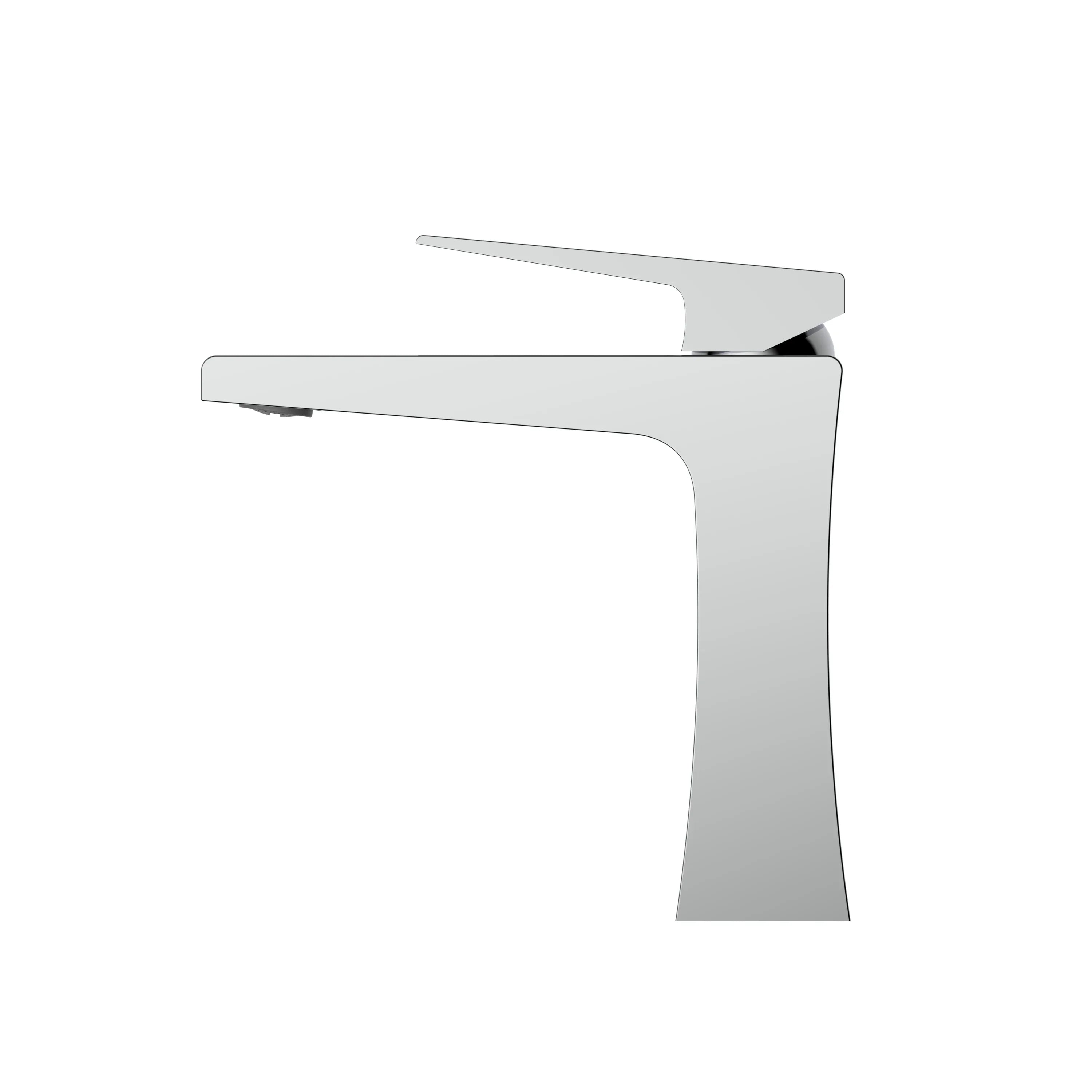 Bari Single Handle Bathroom Sink Faucet in Chrome
