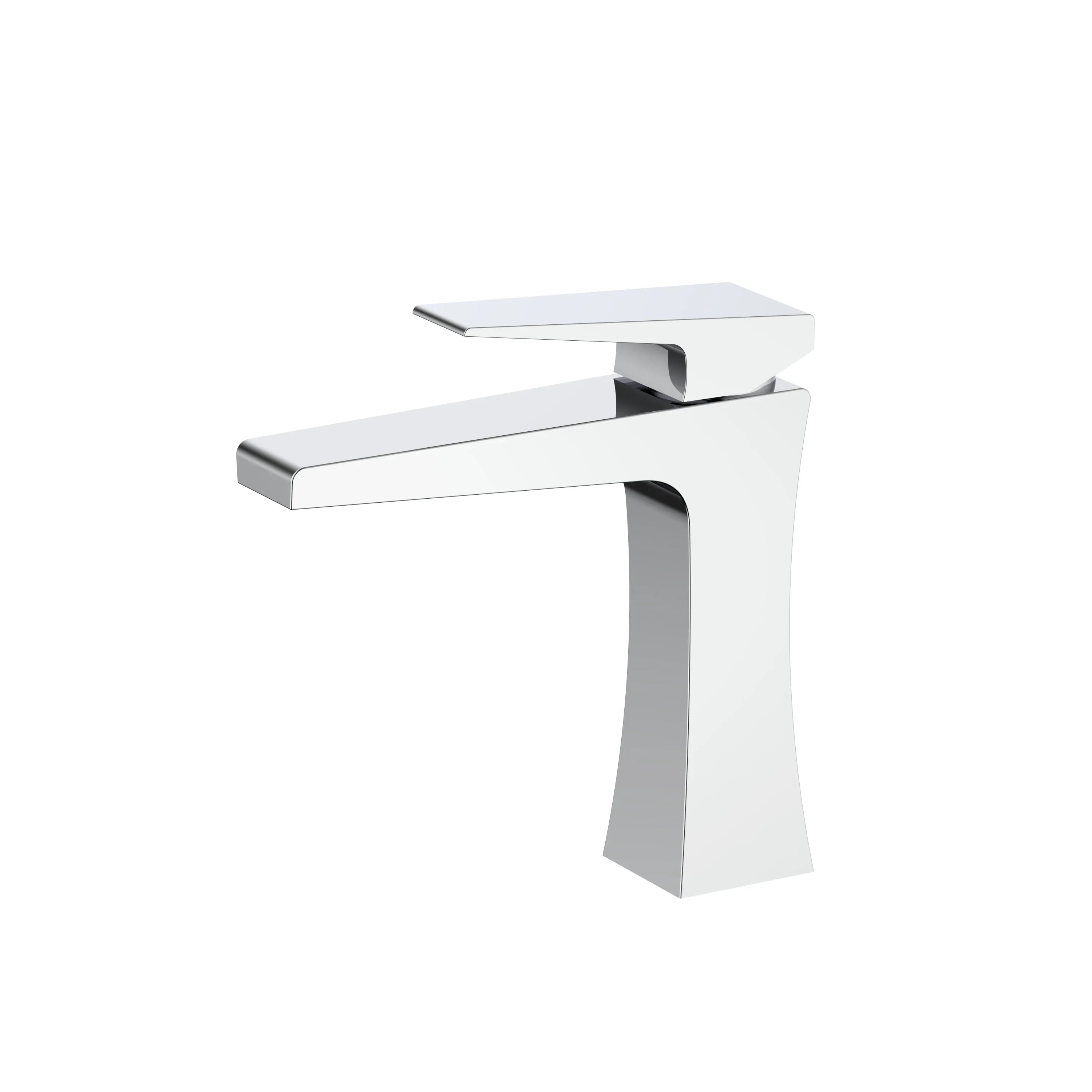 Bari Single Handle Bathroom Sink Faucet in Chrome