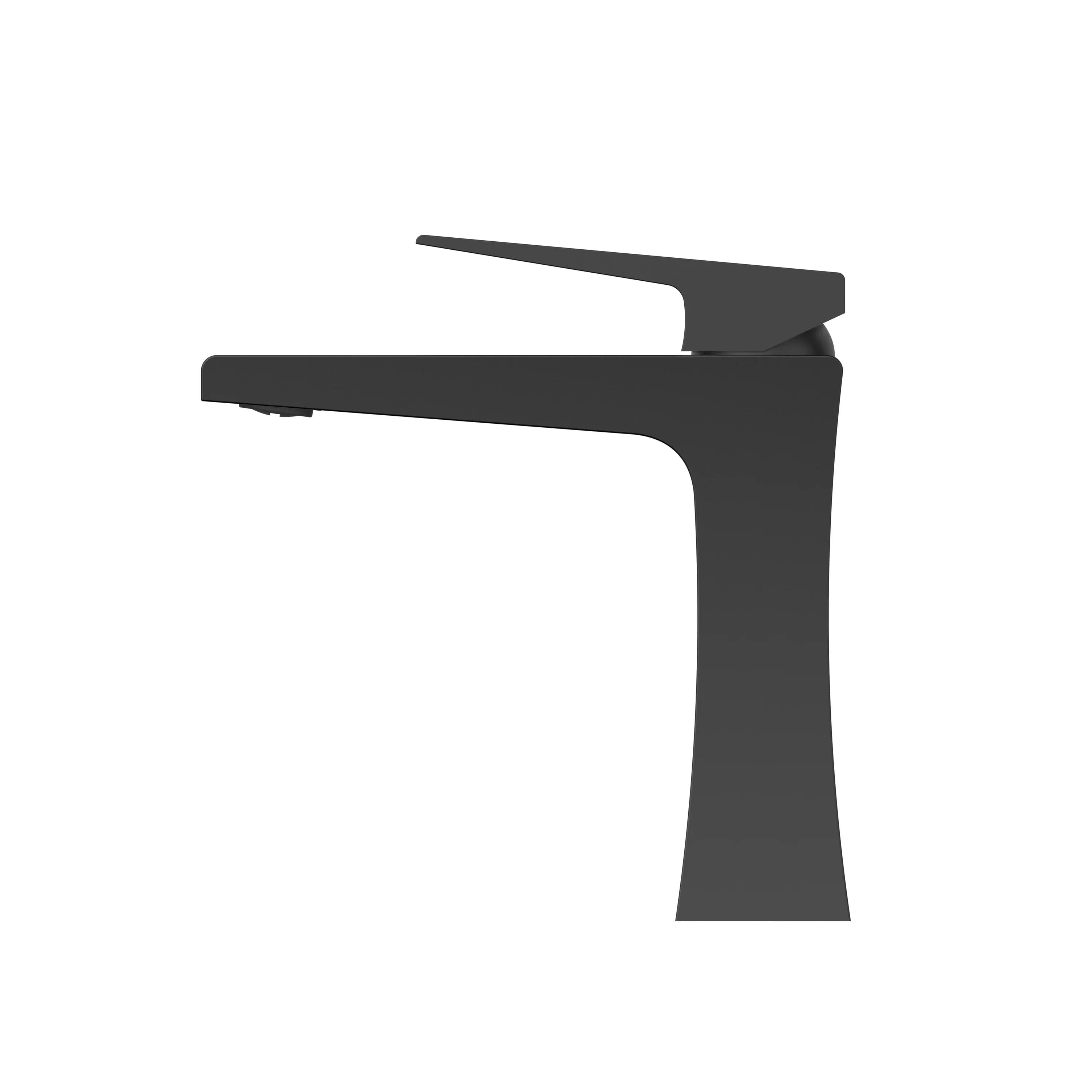 Bari Single Handle Bathroom Sink Faucet in Matte Black