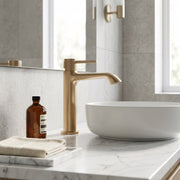 Reggio Single Handle Bathroom Sink Faucet in Rose Gold