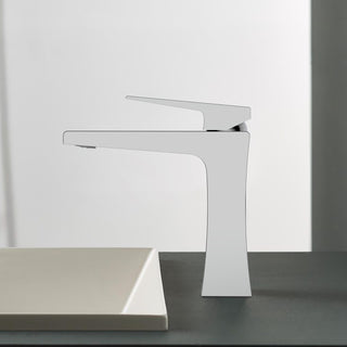 Bari Single Handle Bathroom Sink Faucet in Chrome