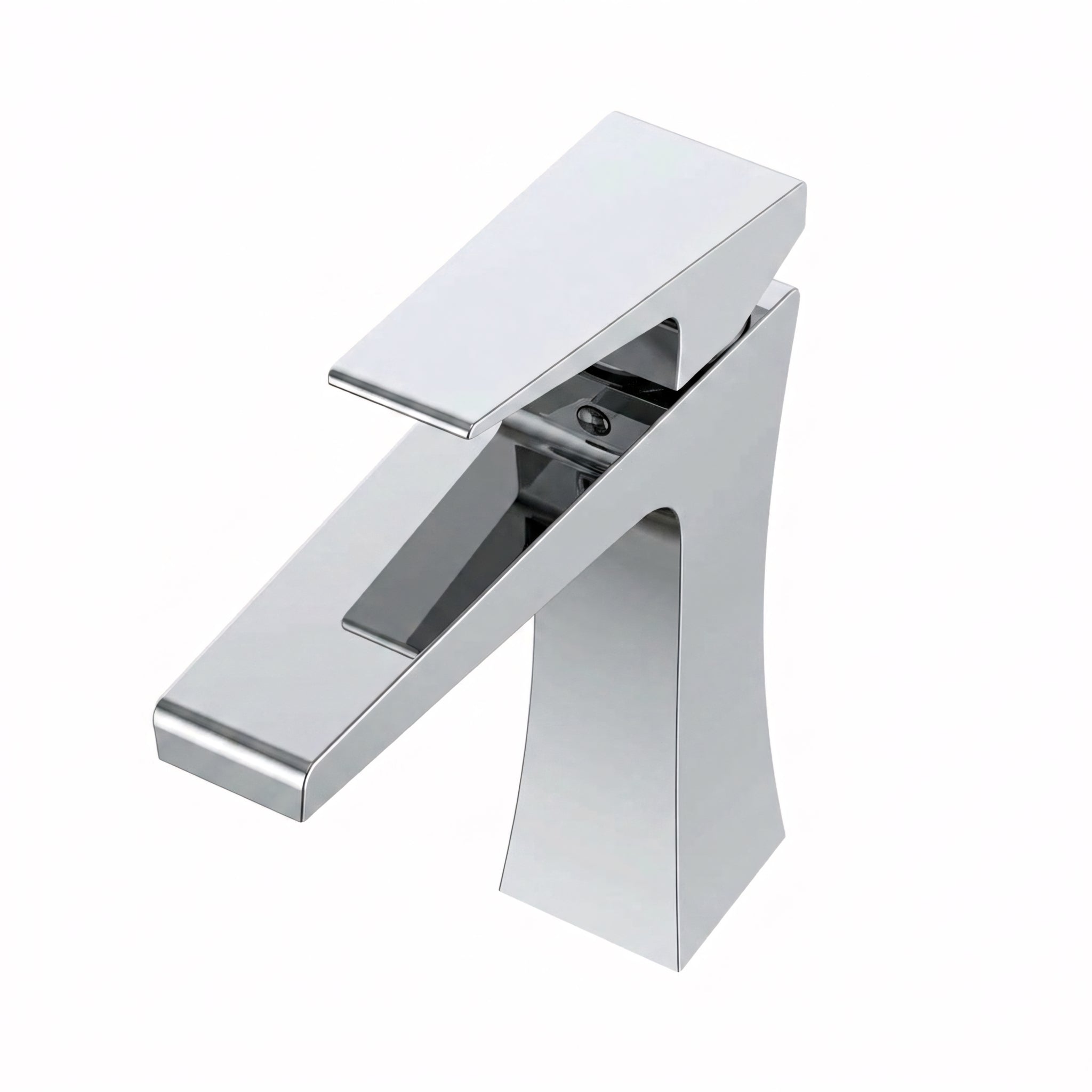 Bari Single Handle Bathroom Sink Faucet in Chrome