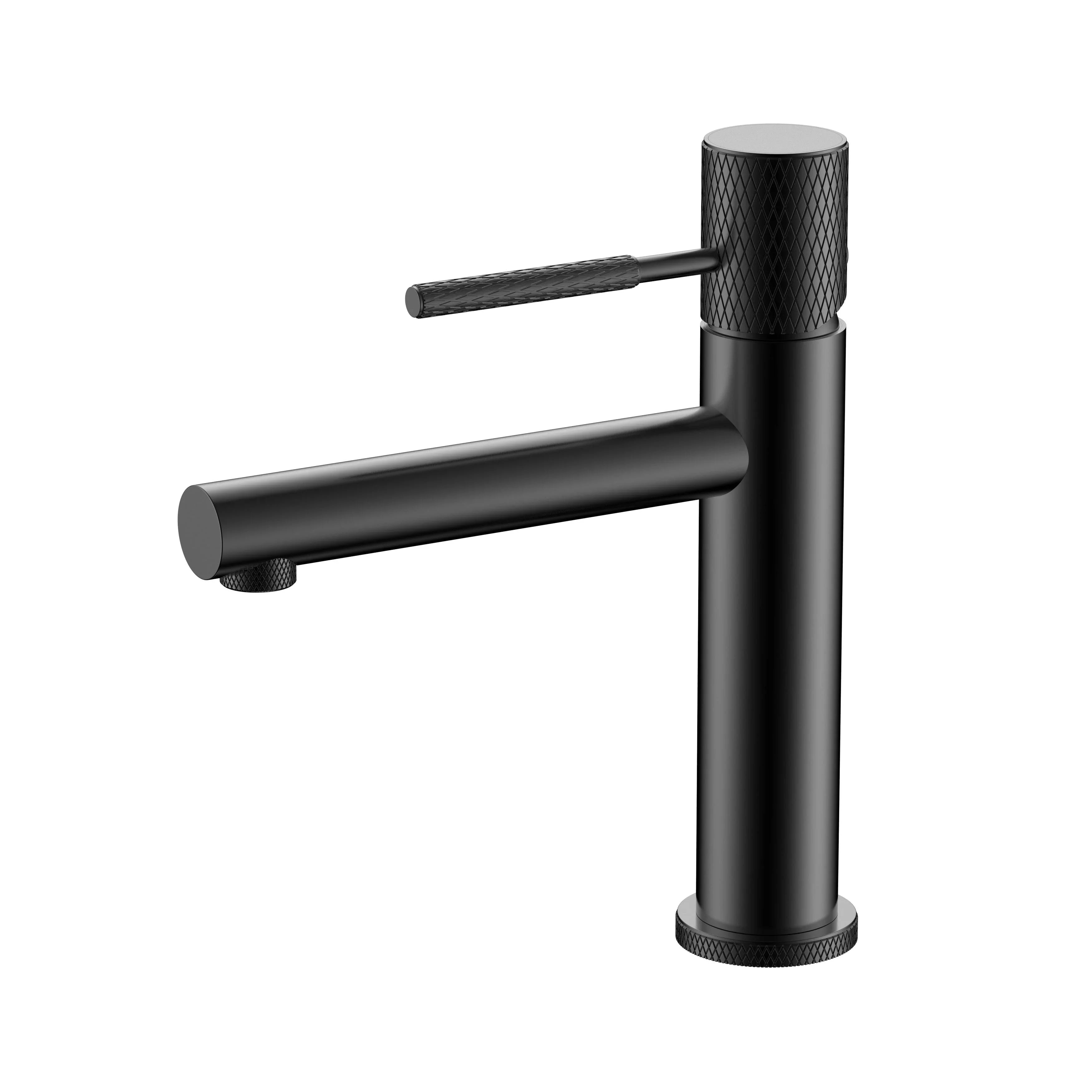 Robinet de Lavabo de Salle de Bains à 1 Poignée Marquis en Noir