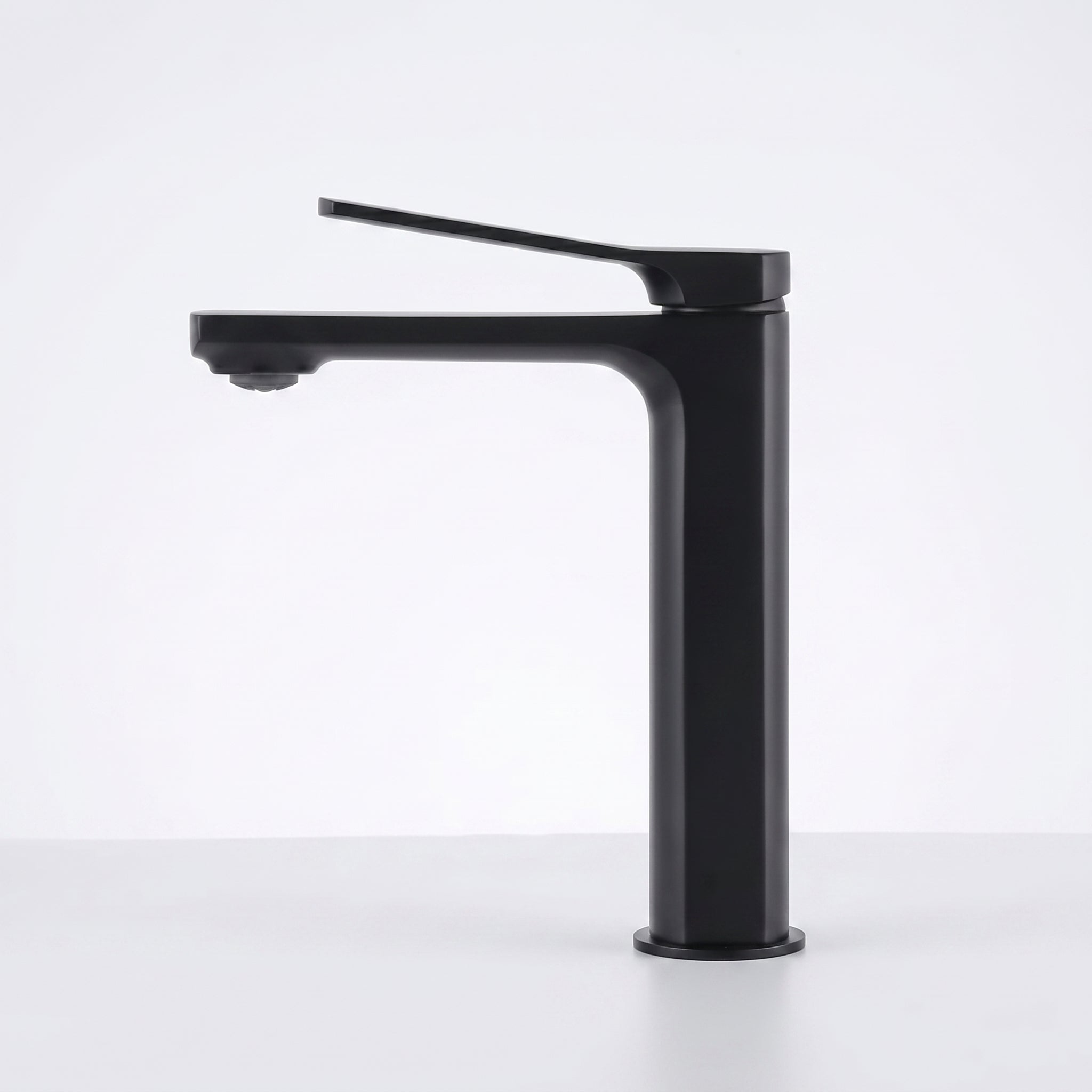 Robinet de Lavabo de Salle de Bains à 1 Poignée Idaho en Noir Mat