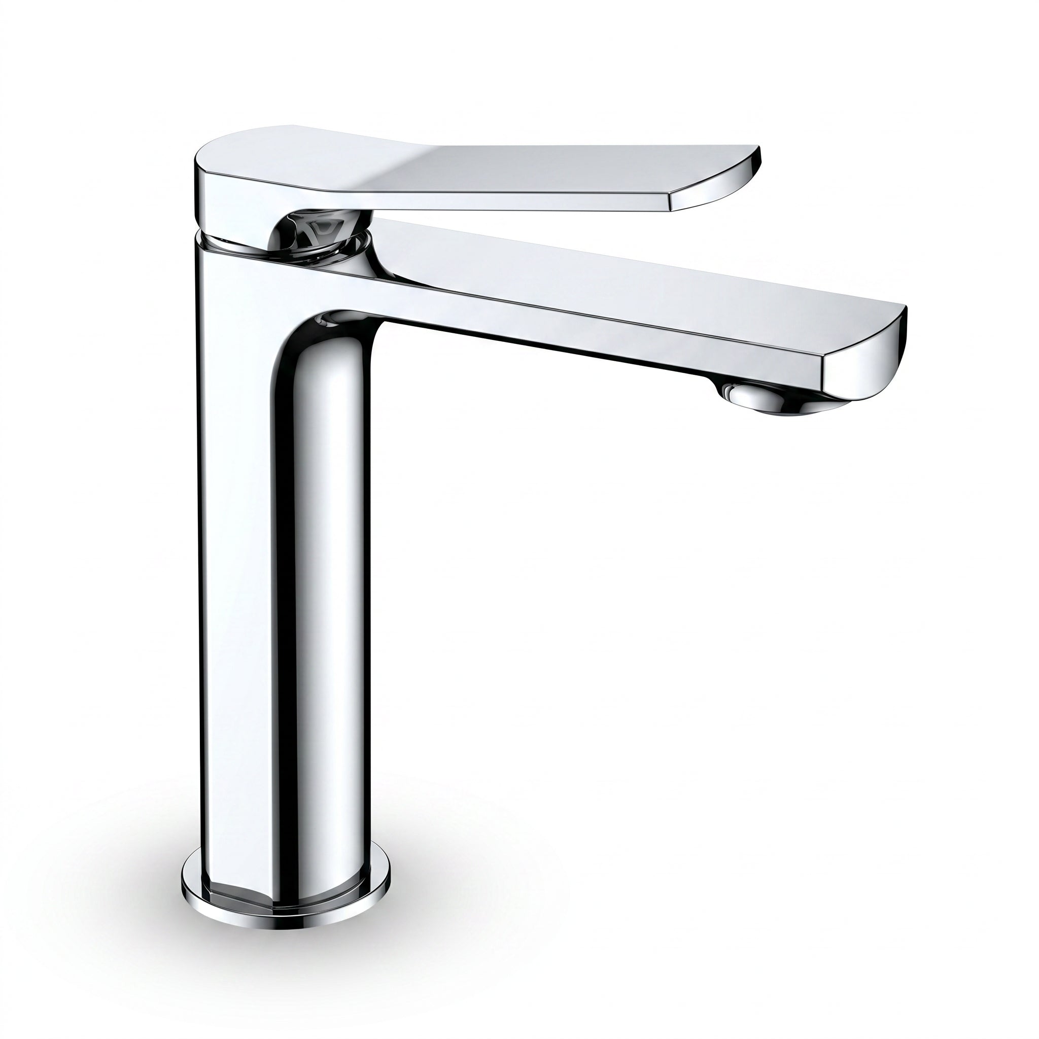 Robinet de Lavabo de Salle de Bains à 1 Poignée Idaho en Chromé