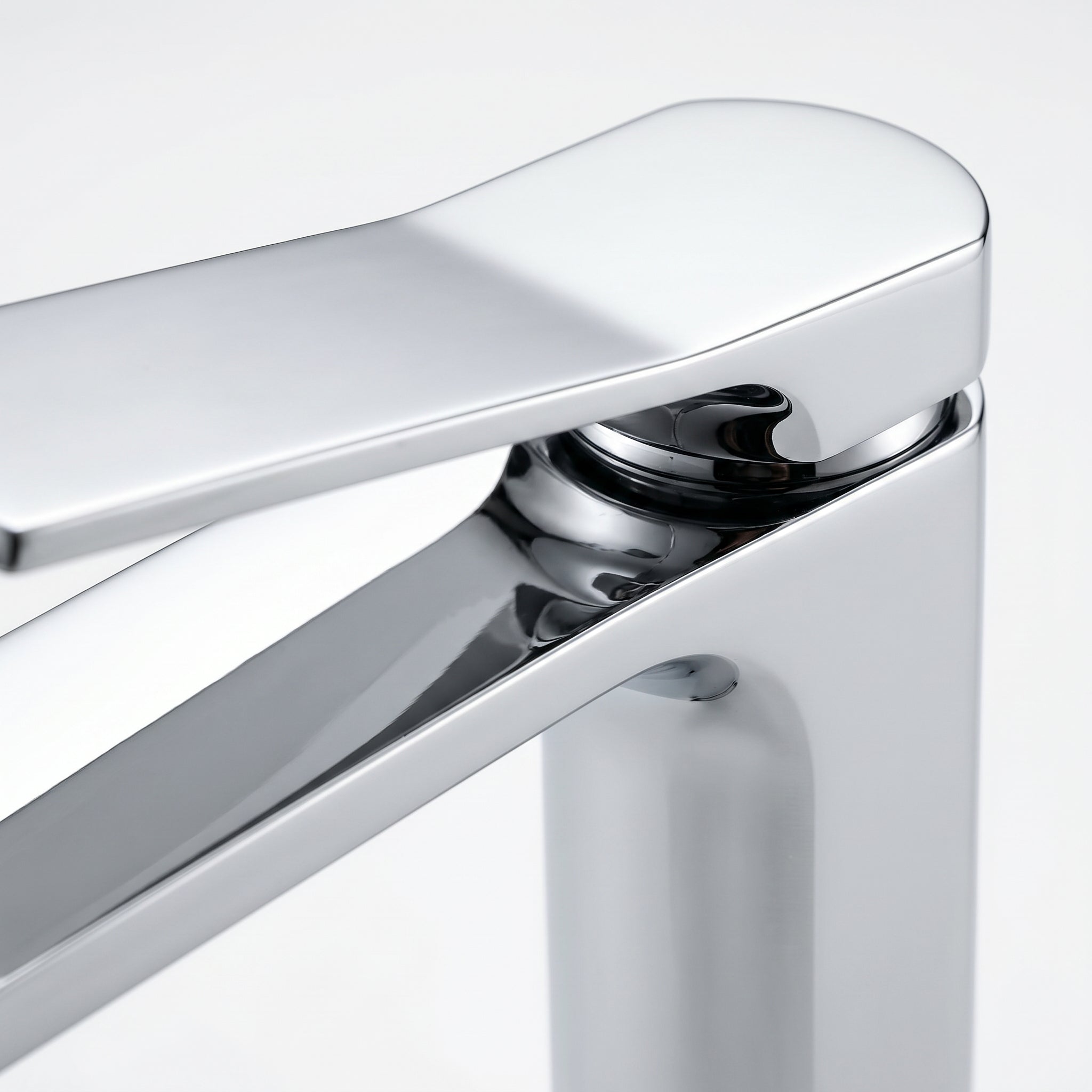 Robinet de Lavabo de Salle de Bains à 1 Poignée Idaho en Chromé