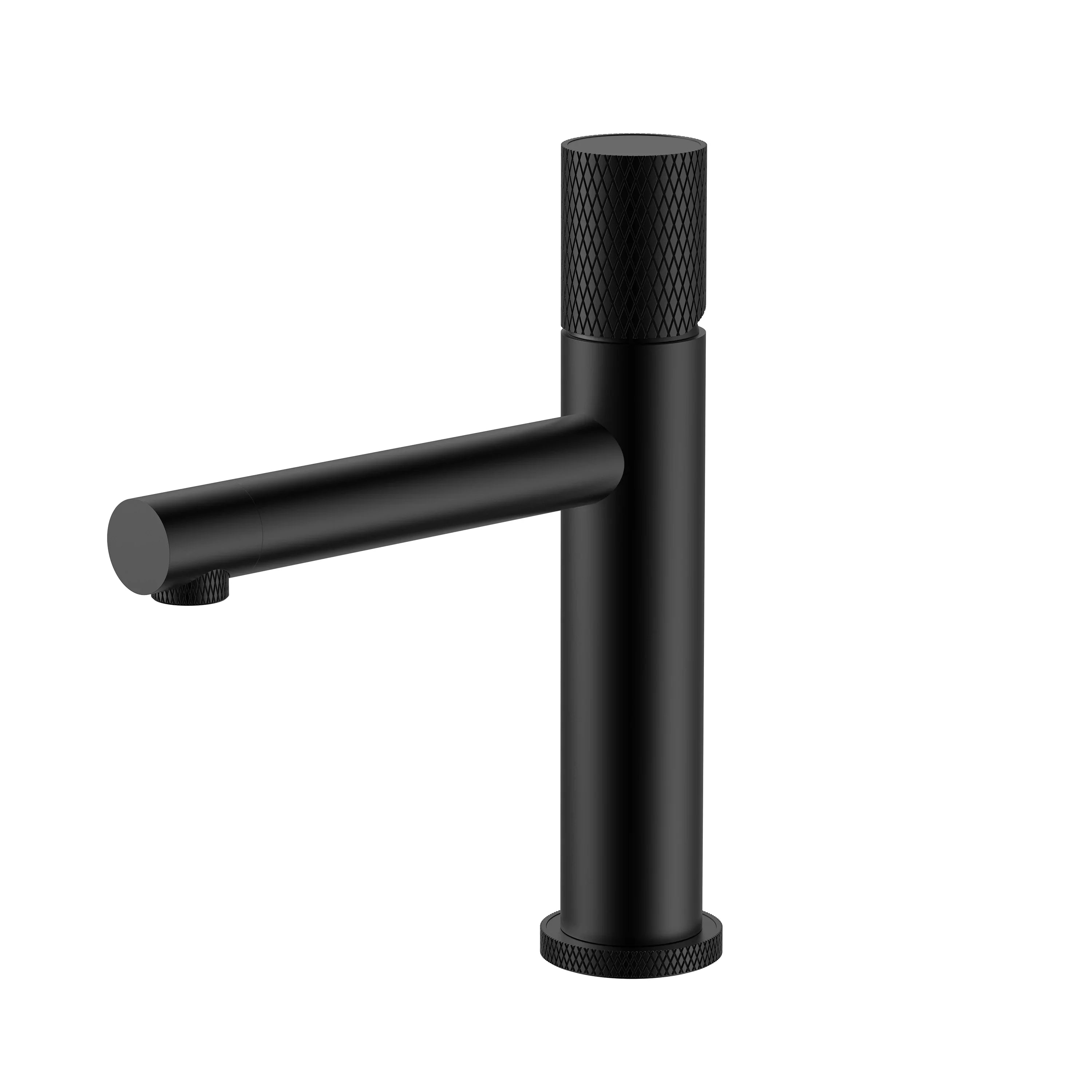Sorento Single Handle Bathroom Sink Faucet in Matte Black