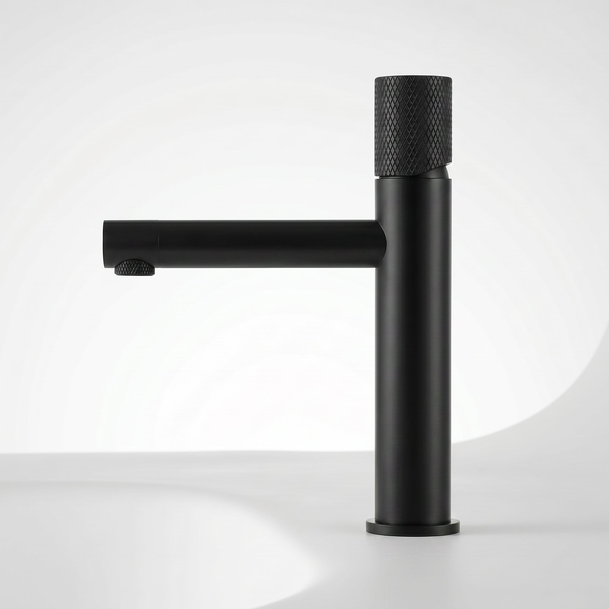 Robinet de Lavabo de Salle de Bains à 1 Poignée Sorento en Noir Mat