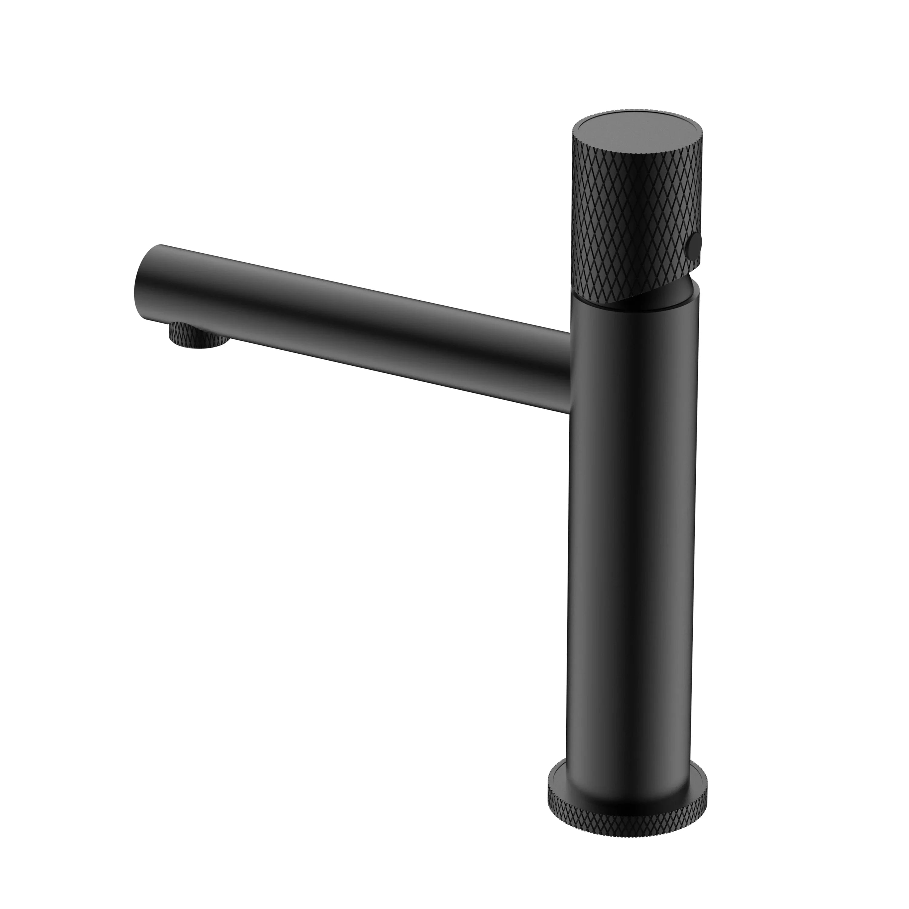 Sorento Single Handle Bathroom Sink Faucet in Matte Black