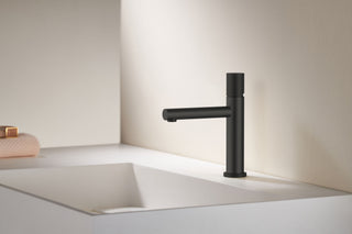 Sorento Single Handle Bathroom Sink Faucet in Matte Black