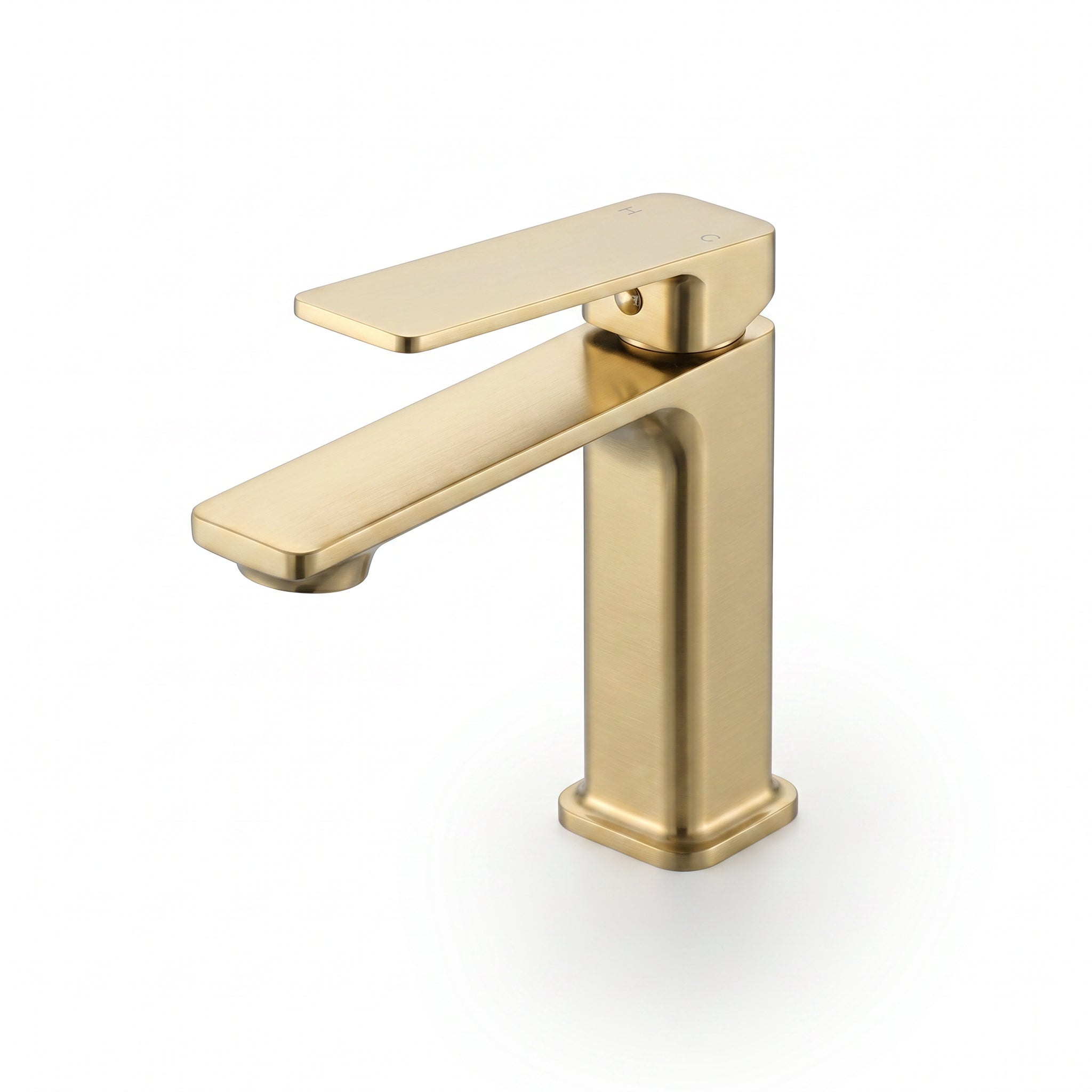 Camaro Single Handle Bathroom Sink Faucet in Brushed Gold