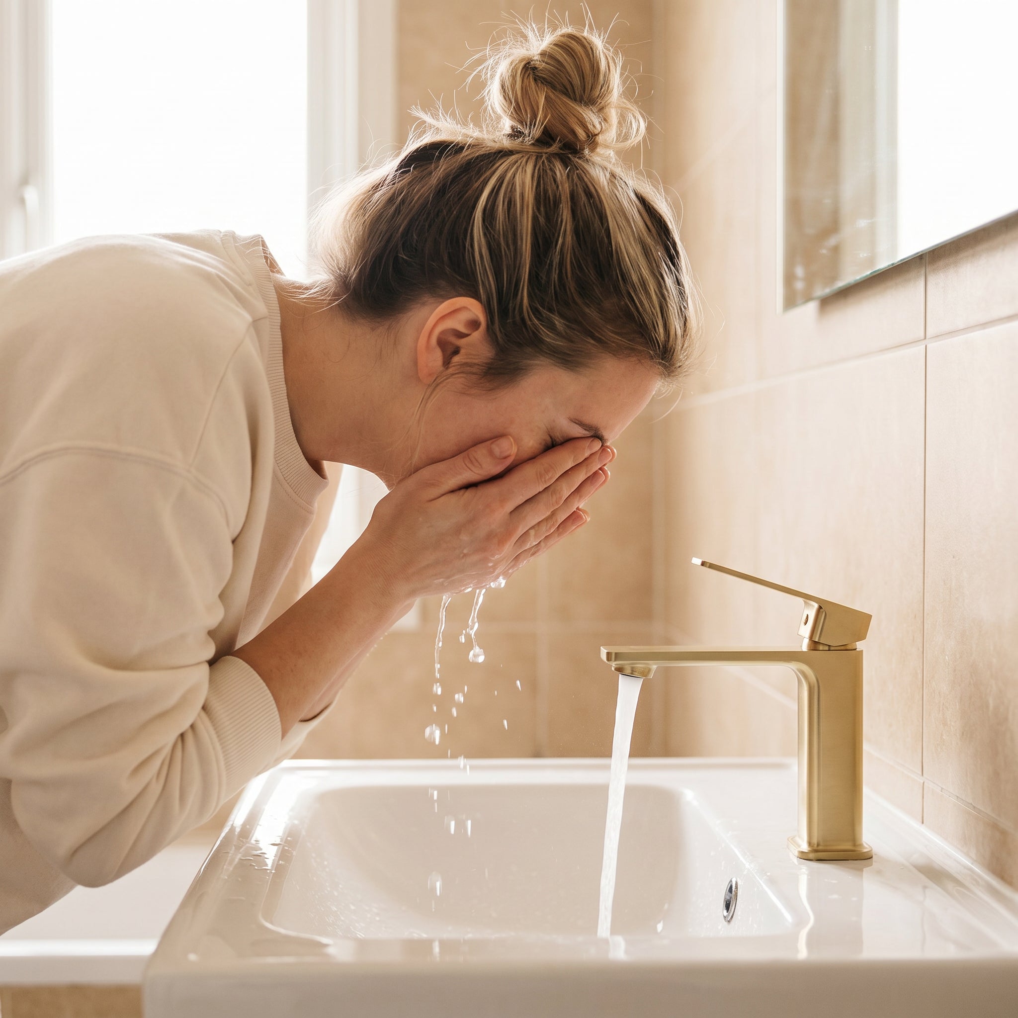 Camaro Single Handle Bathroom Sink Faucet in Brushed Gold