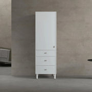 Bathroom Freestanding Linen Cabinet - Hampton Grey