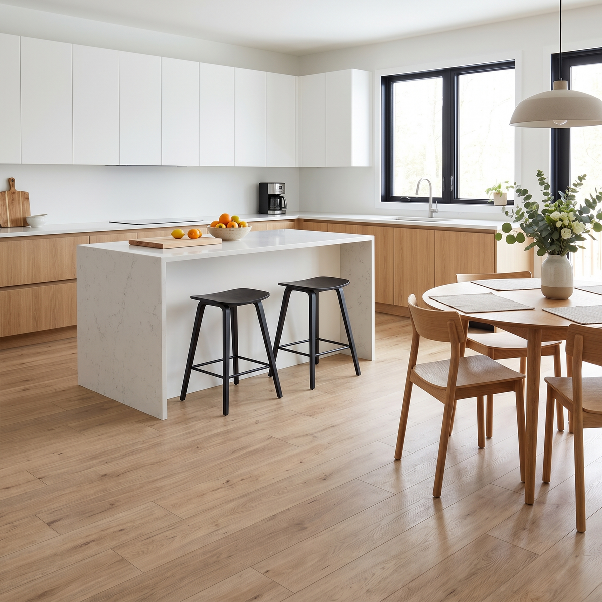 Casa Loma White Oak Engineered Hardwood Flooring - 7 1/2" x 3/4"