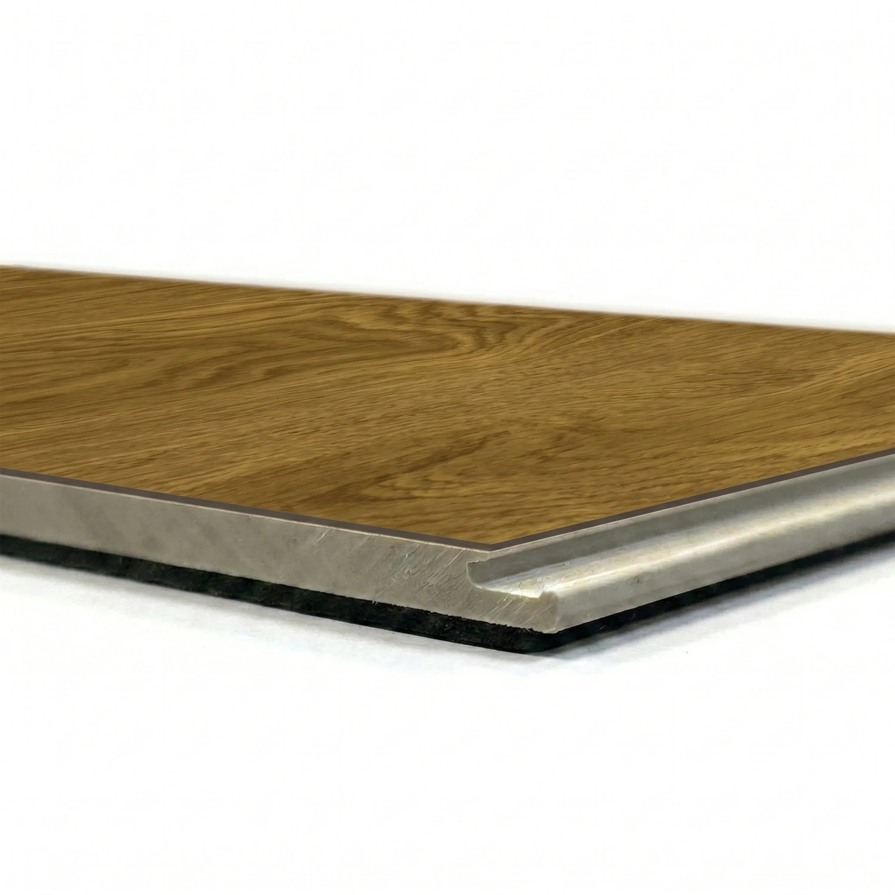 Plancher Vinyle SPC à Clipser en Café Crema de 6 mm avec Sous-couche | 7 in x 54 in