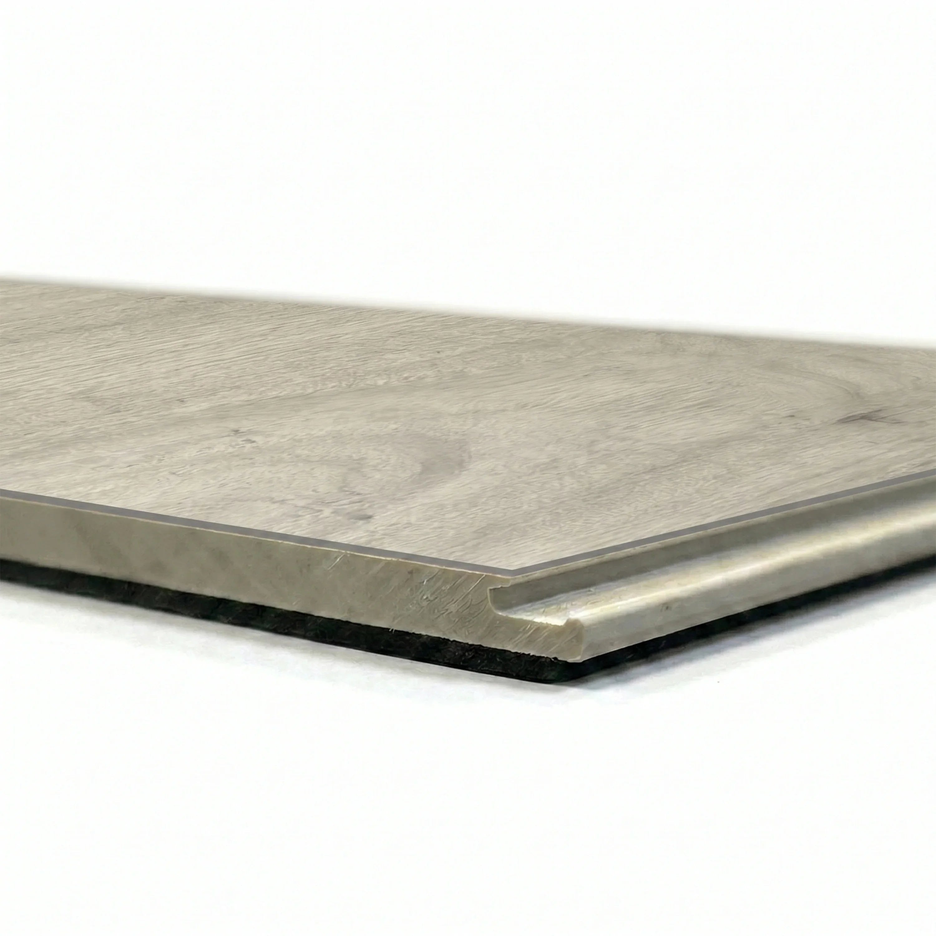 Beach House Grey 6mm SPC Vinyl Click Flooring with Underpad – 7" x 54" Planks