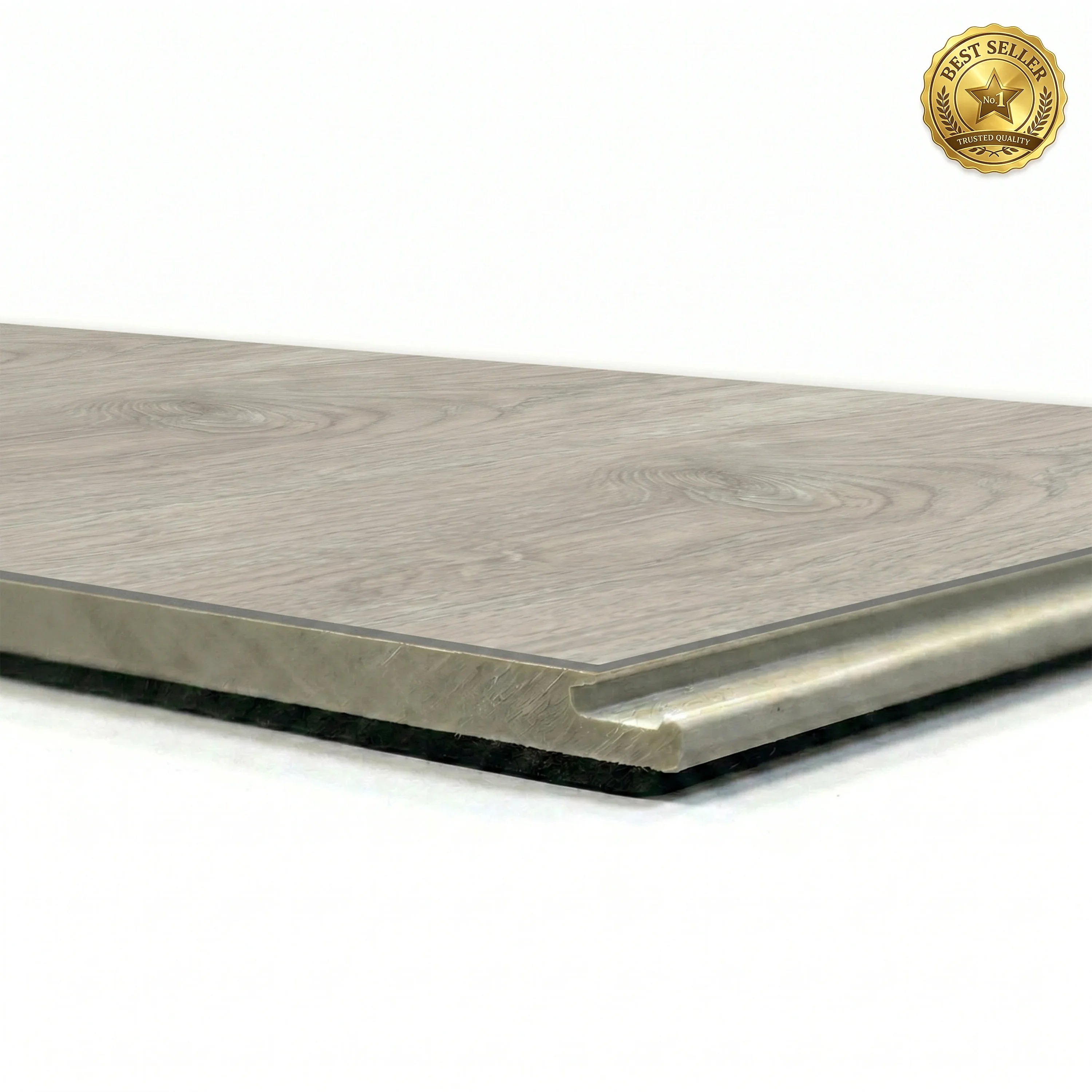 Revêtement de sol vinyle SPC clipsable Bergamo 6,5 mm avec sous-couche | 22,9 cm x 152,4 cm