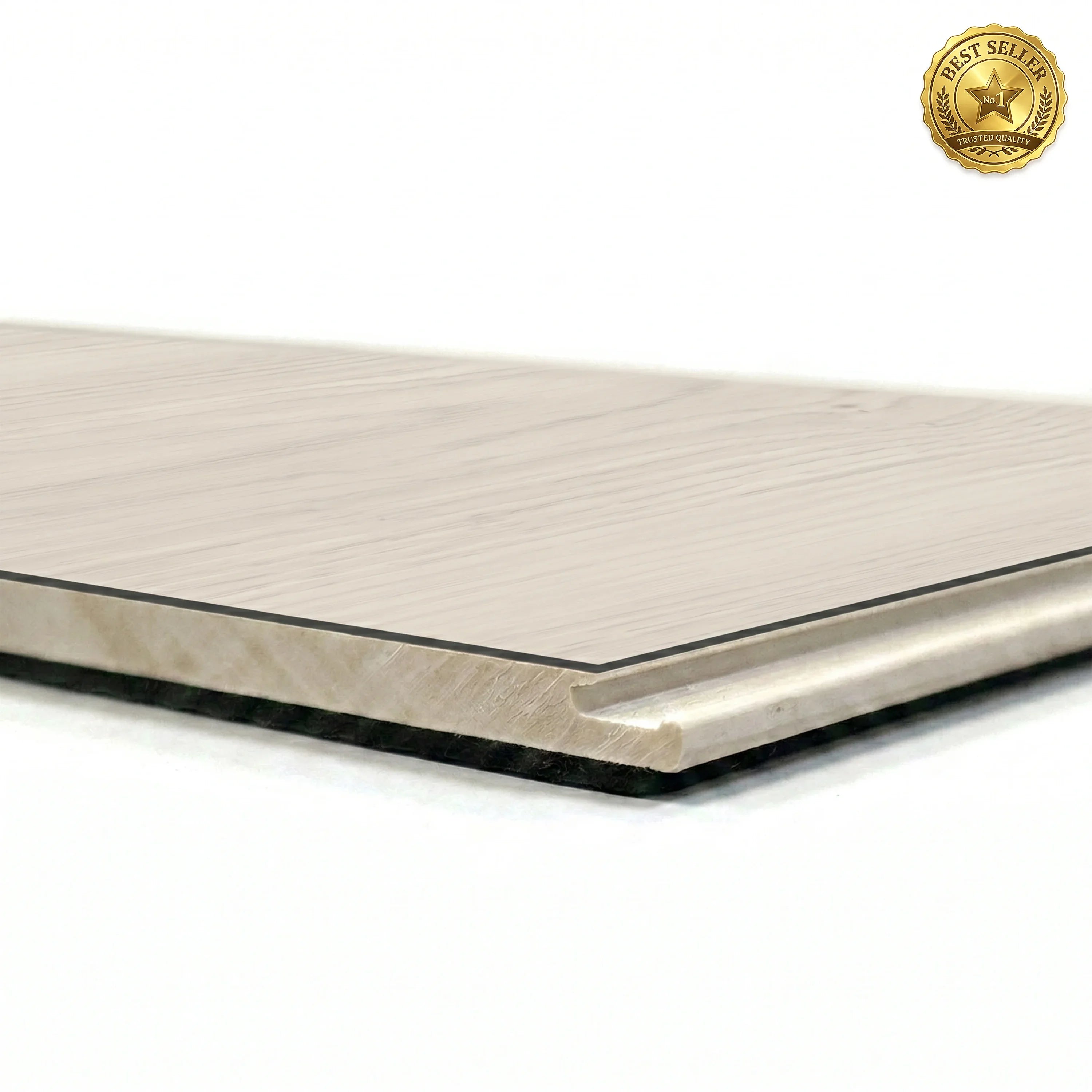Revêtement de sol vinyle SPC Pavia 6,5 ​​mm à clic avec sous-couche | 22,9 cm x 152,4 cm