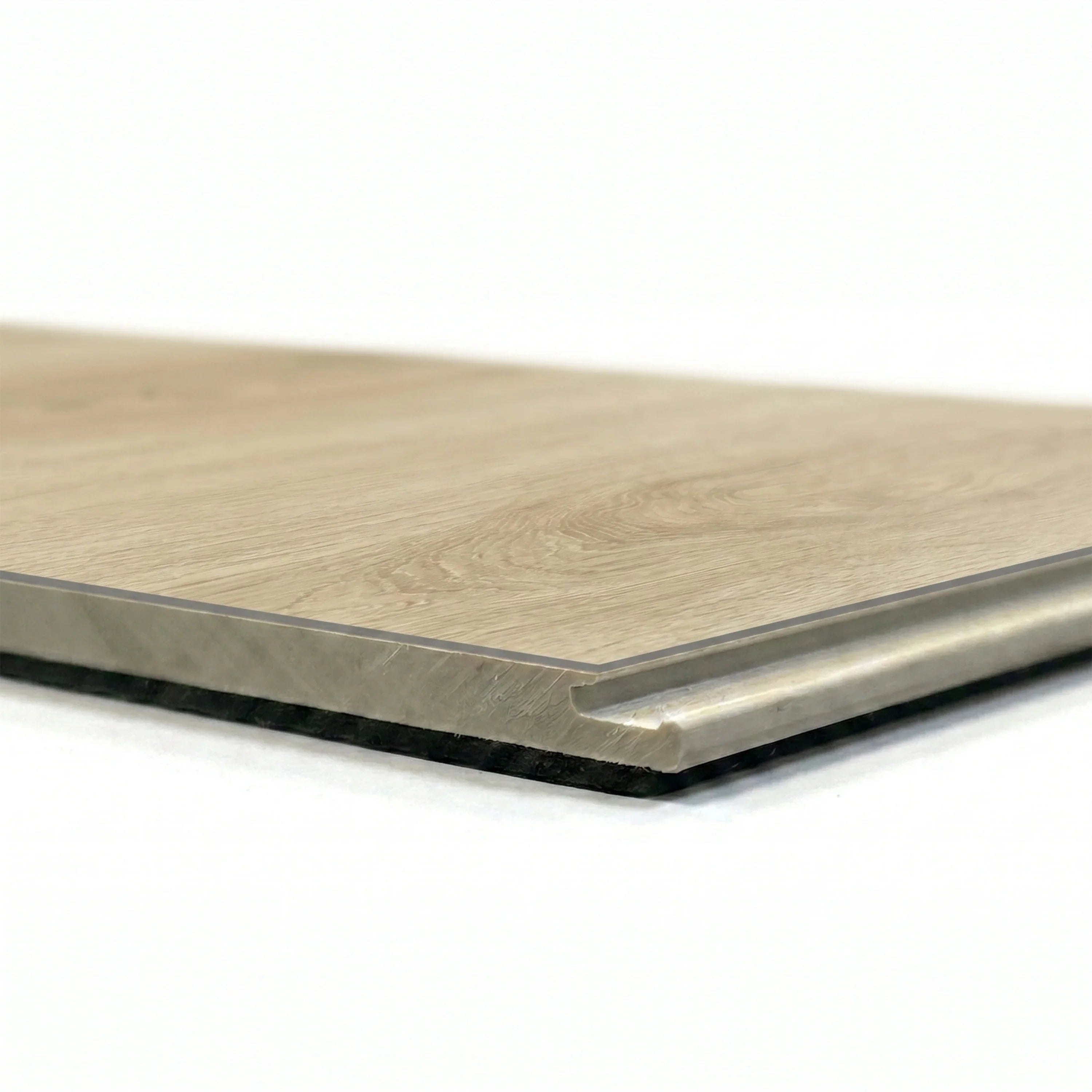 Revêtement de sol en vinyle SPC Drop-lock de 6,5 mm avec sous-couche - Sisal