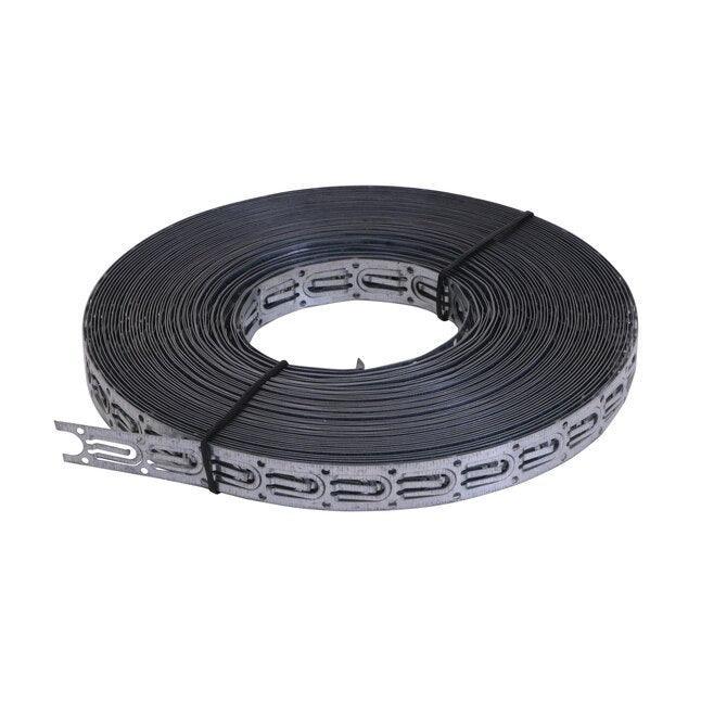 Bande de fixation en métal - Bobine de 82' de long