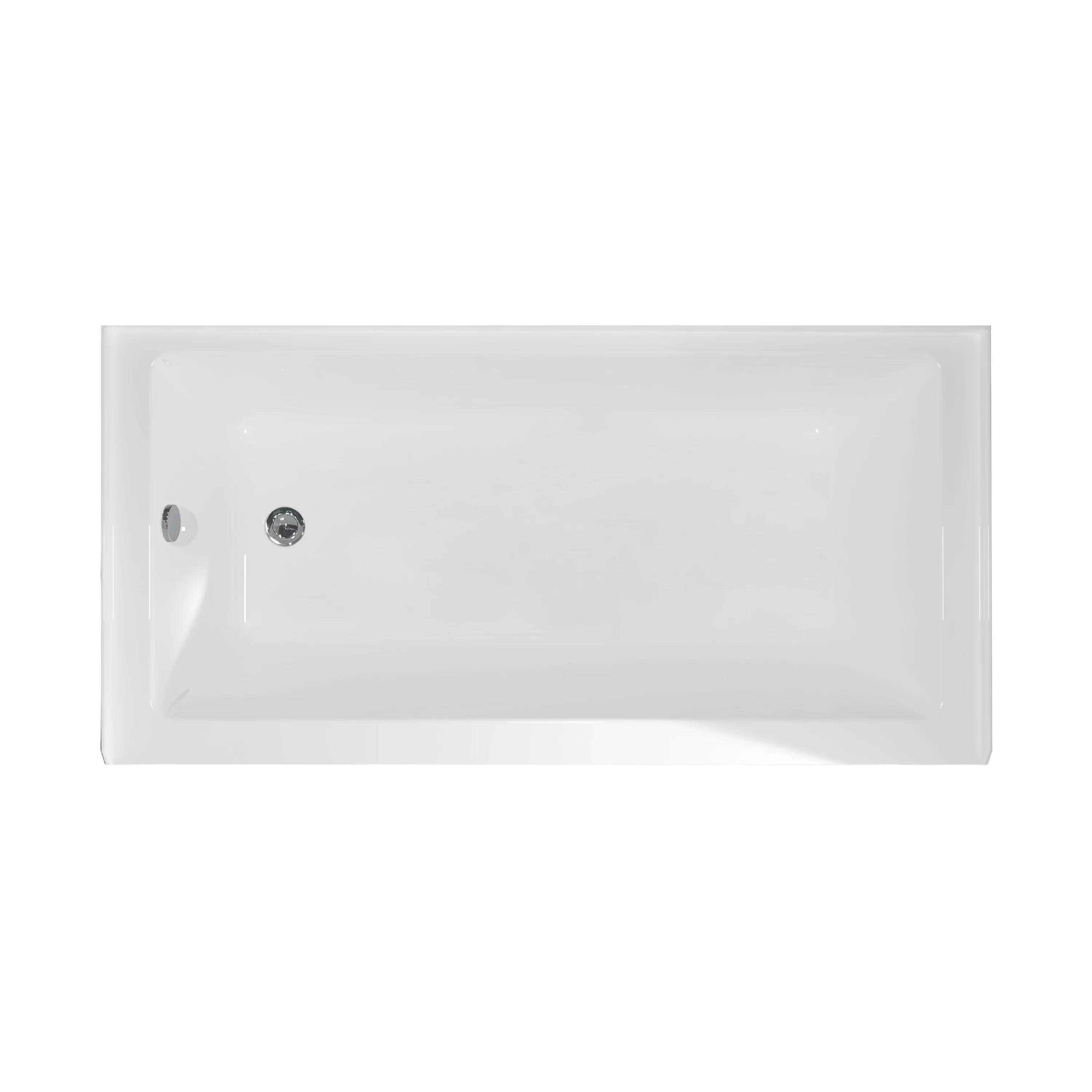 60" x 36" Acrylic Alcove Bathtub - Left Drain