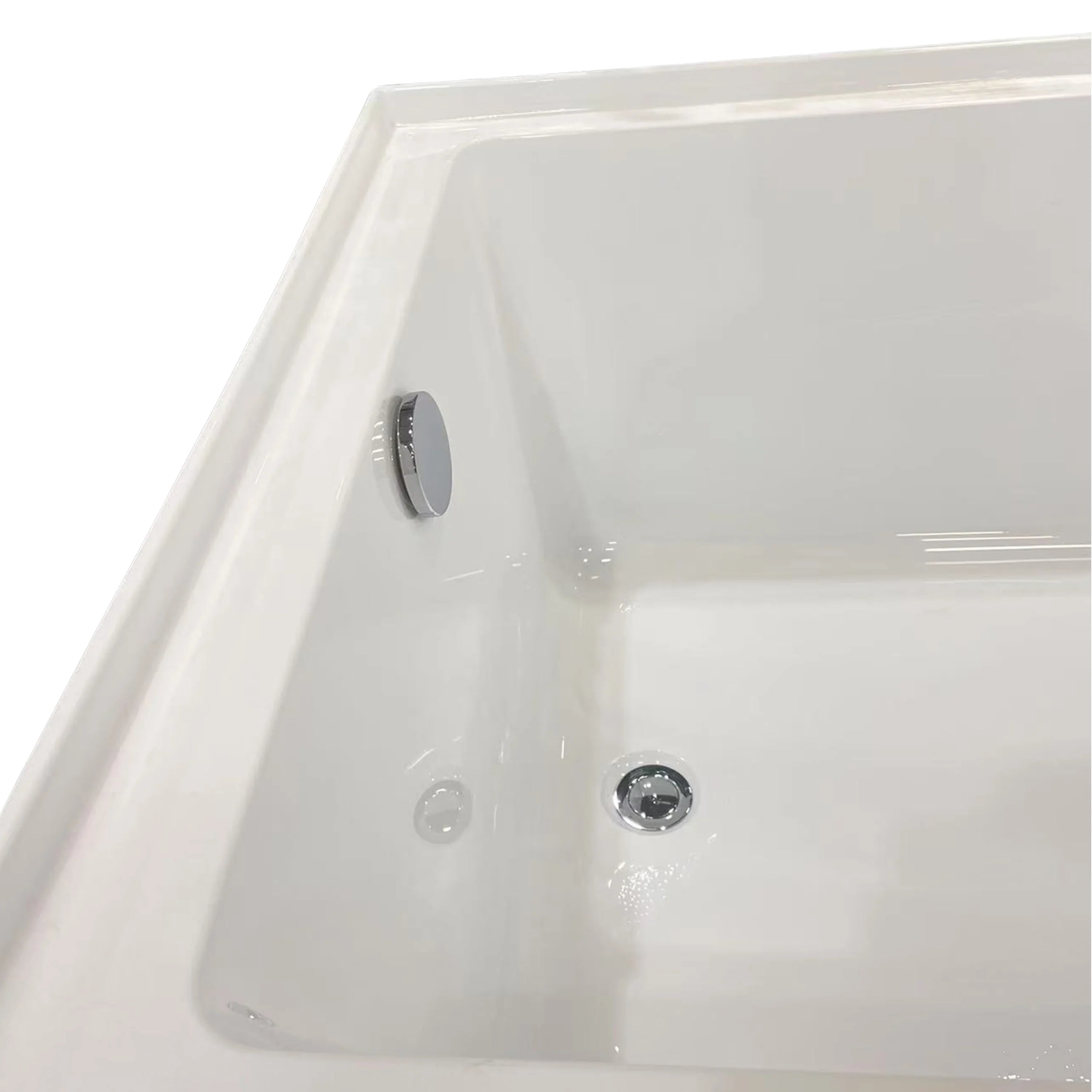 60" x 36" Acrylic Alcove Bathtub - Left Drain