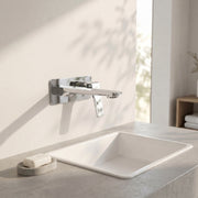 Robinet de Lavabo de Salle de Bains à 1 Poignée Chrono en Chromé