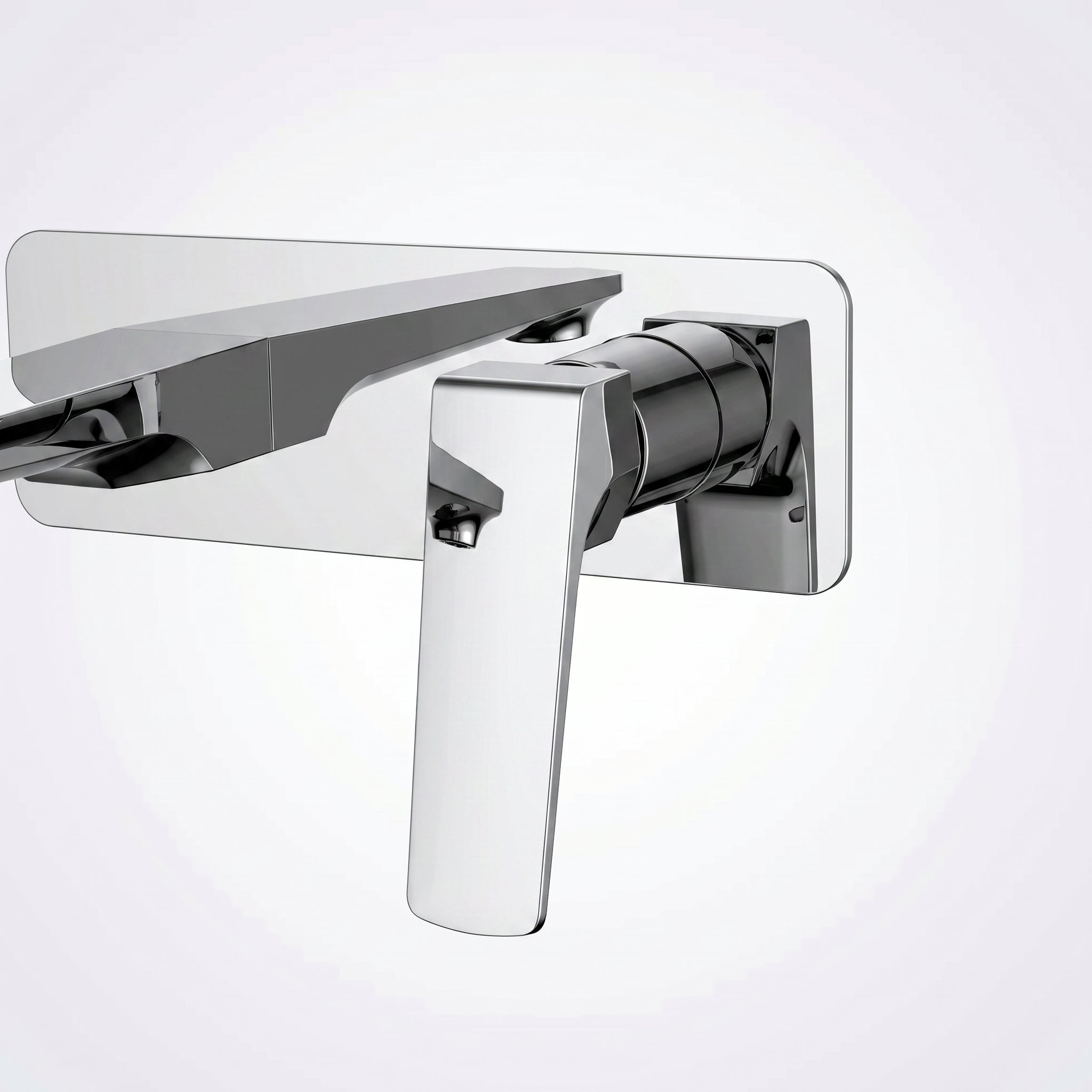 Robinet de Lavabo de Salle de Bains à 1 Poignée Chrono en Chromé