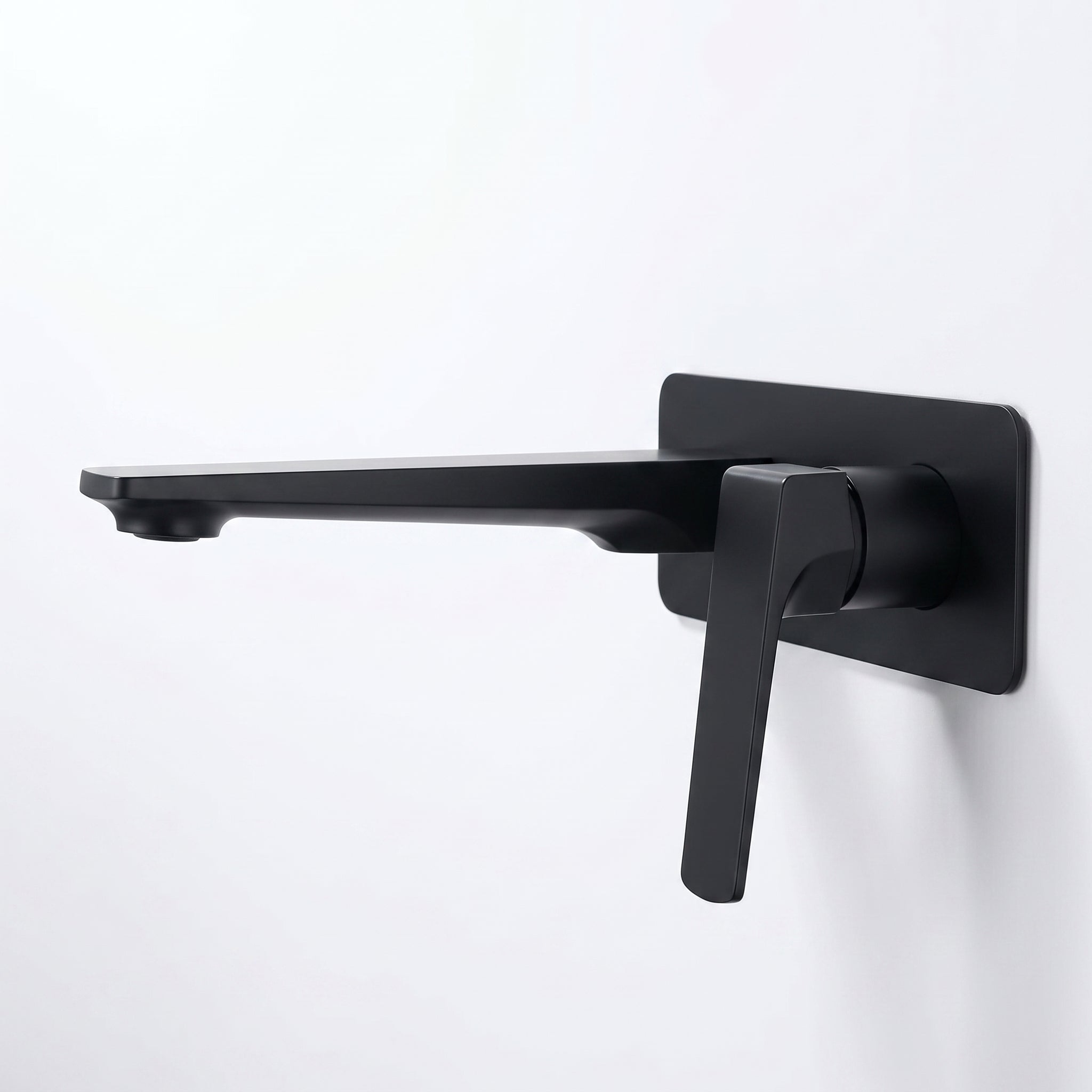 Chrono Single Handle Bathroom Sink Faucet in Matte Black