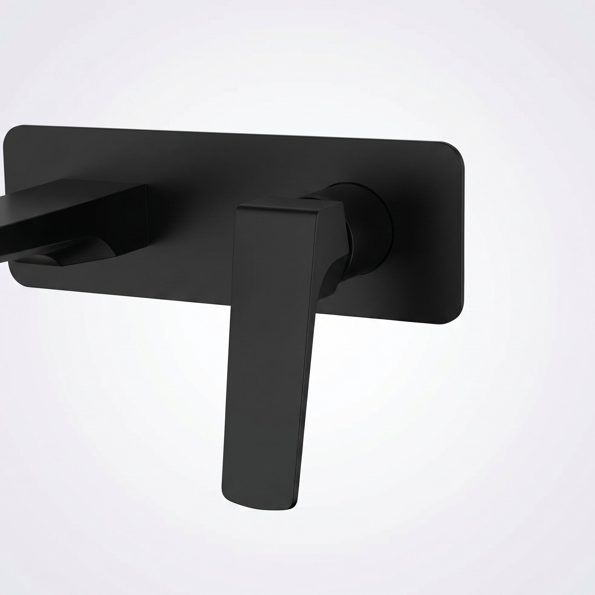 Chrono Single Handle Bathroom Sink Faucet in Matte Black