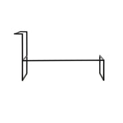 Cadre de support en acier inoxydable noir mat de 52po pour meubles lavabo muraux