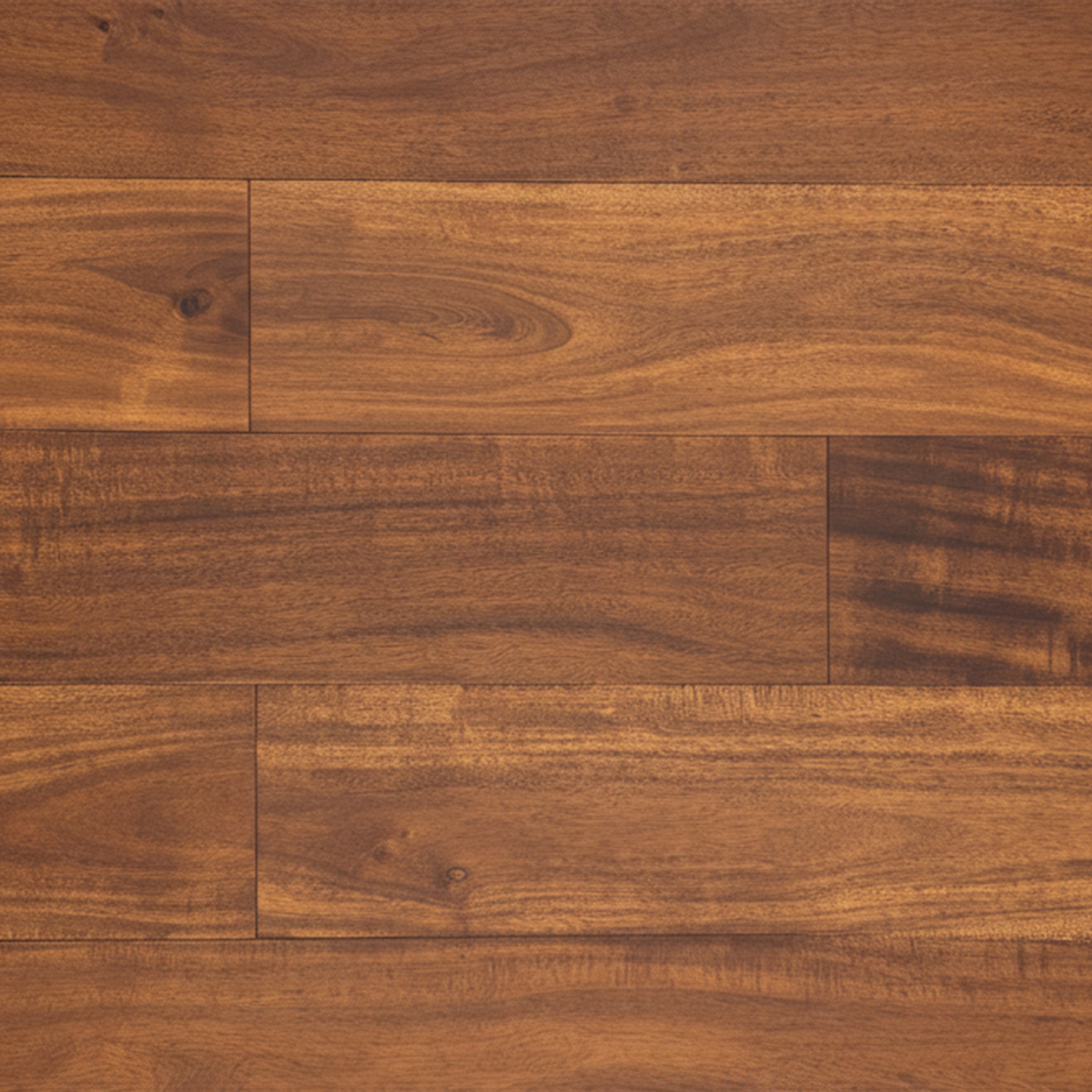 Plancher en bois franc d'ingénierie en acacia bronze de qualité ABCD - 4 po x 3/4 po | Languette et rainure