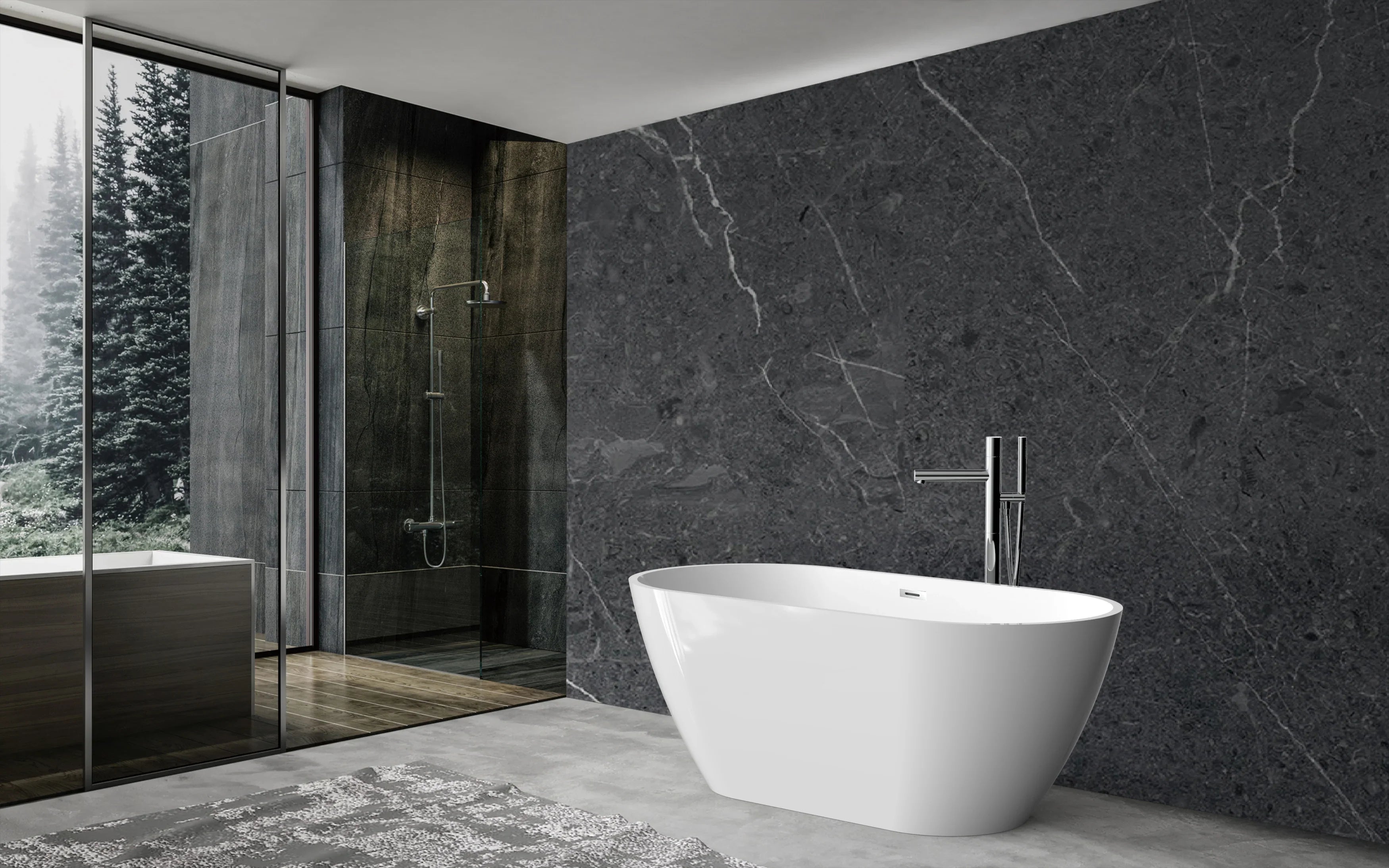 Baignoire Flora 67po - Acrylique