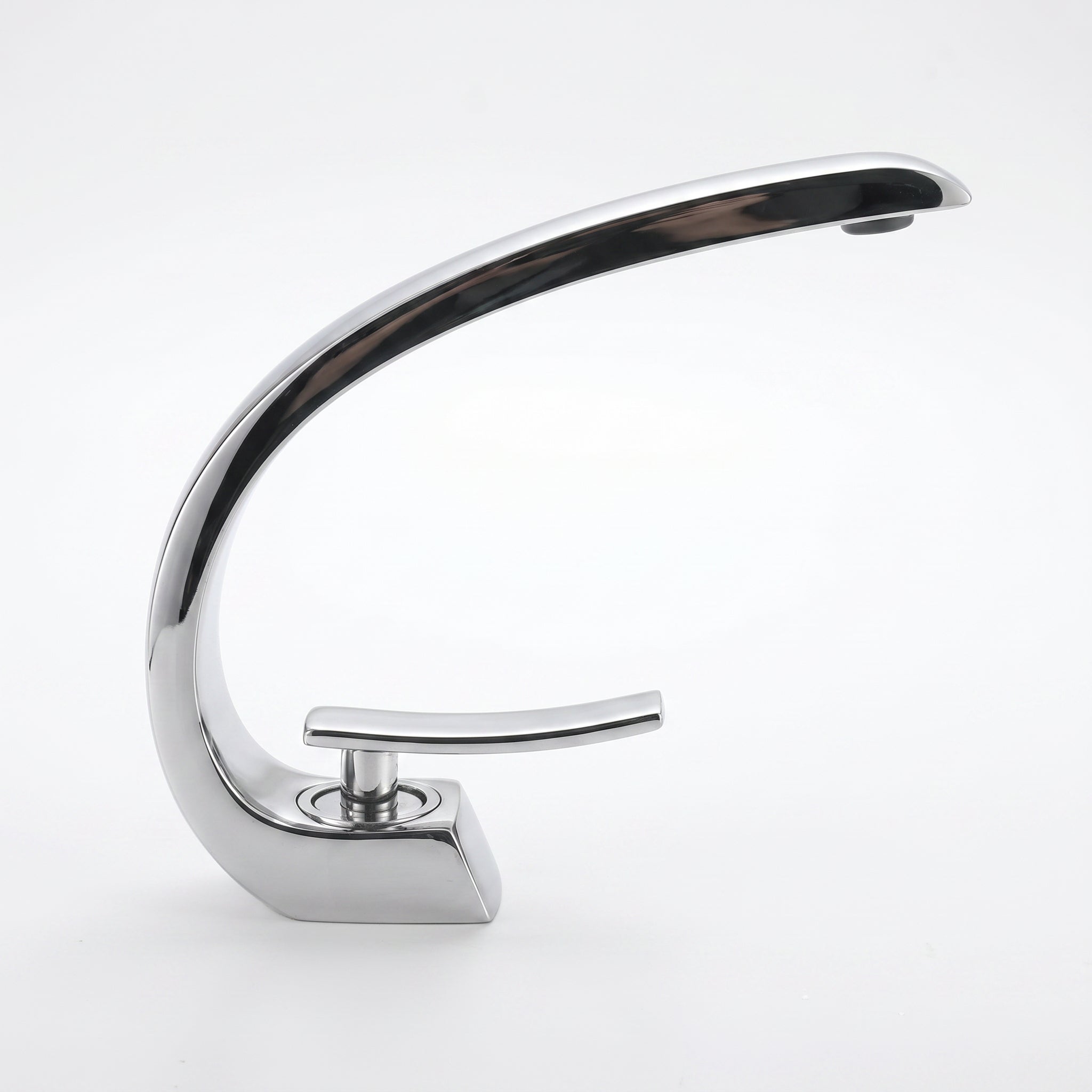 Robinet de Lavabo de Salle de Bains à 1 Poignée G-shape en Chromé
