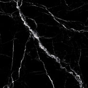 24" x 24" Nero Satvario Porcelain Tile - Black Marble Look