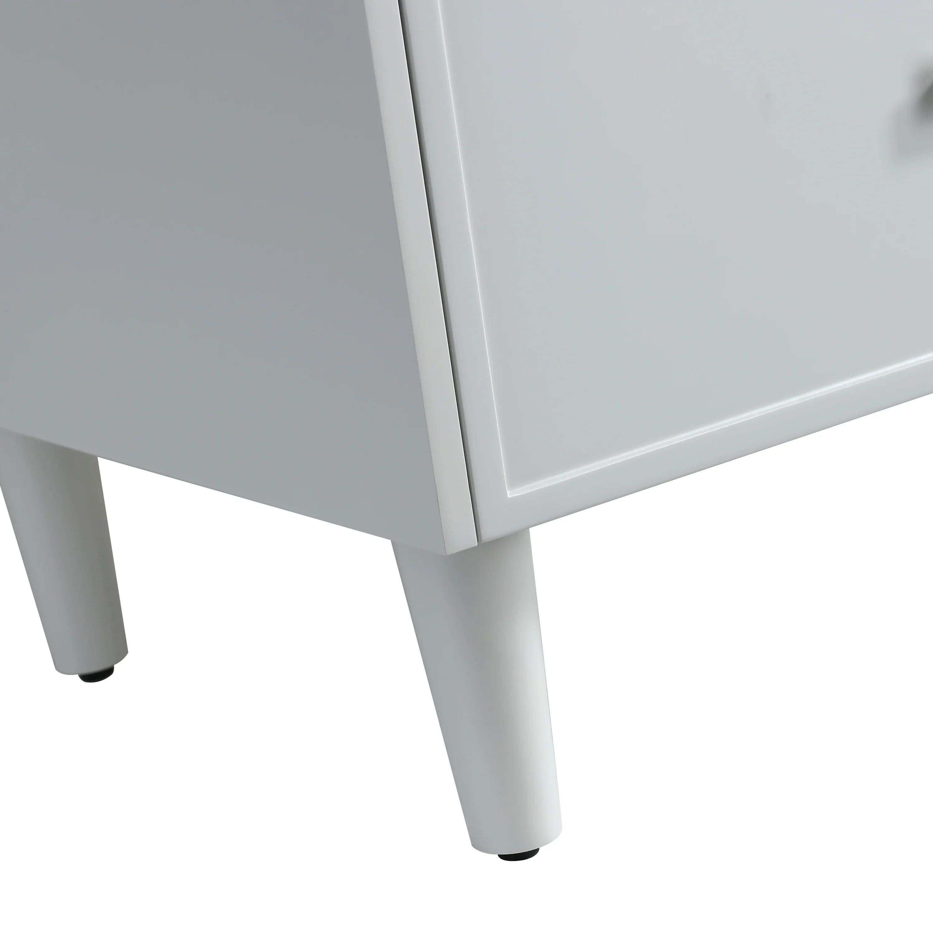 Bathroom Freestanding Linen Cabinet - Hampton Grey