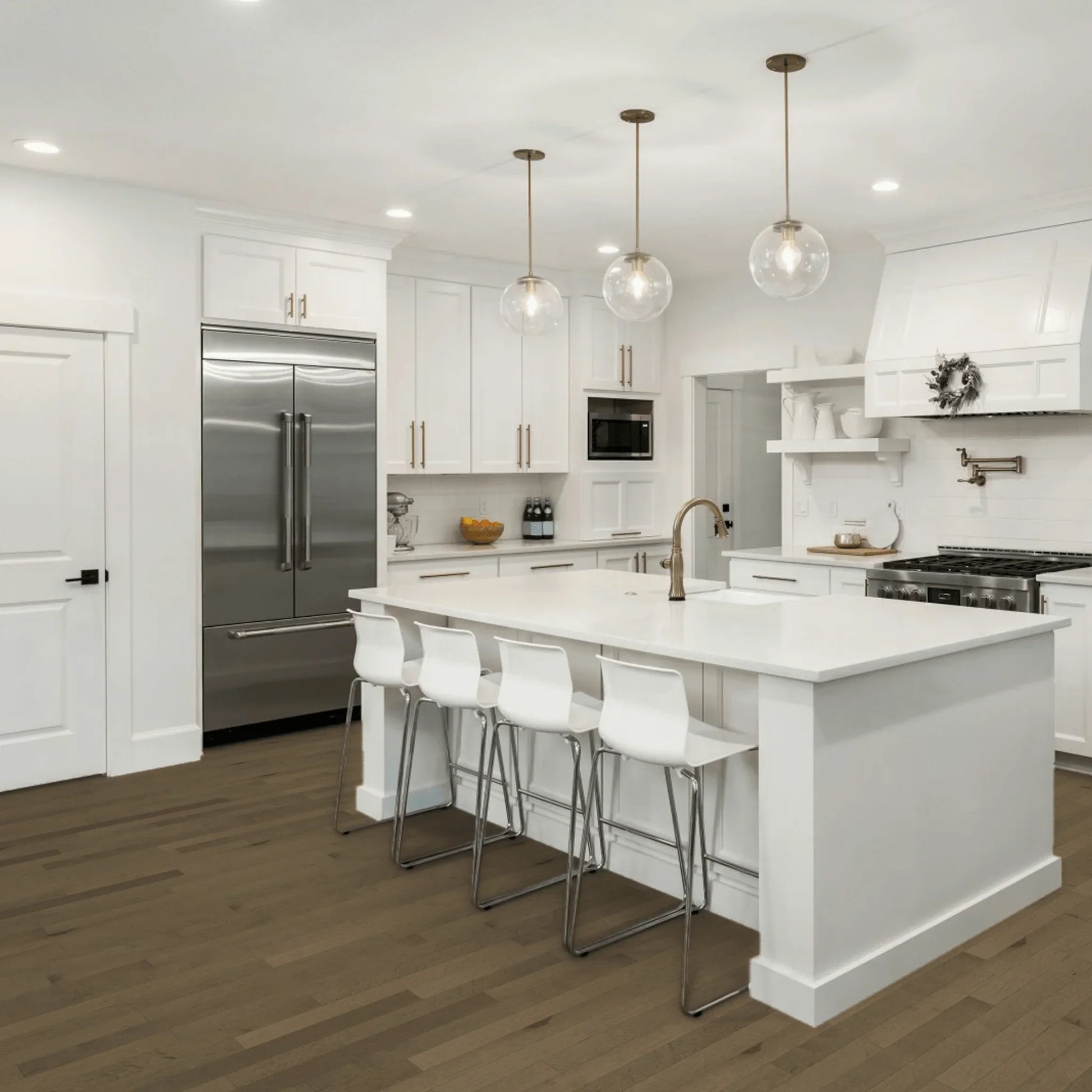 Hard Maple Solid Hardwood Flooring - Calvi - 3 1/4" Nuance Ultra-Matte 10% Smooth - Golden Elite Deco