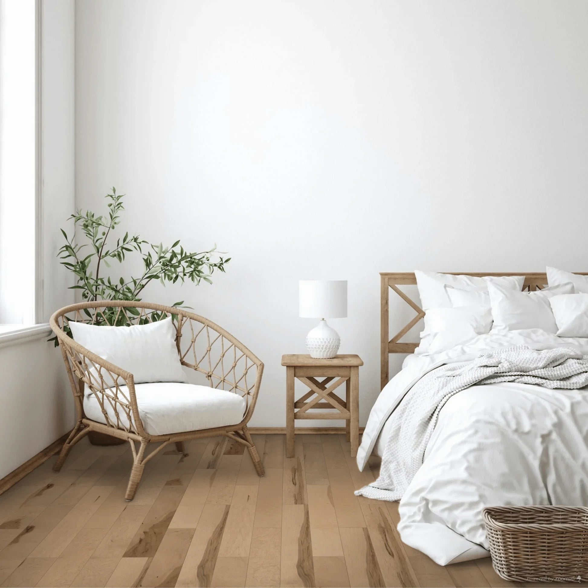 Hard Maple Solid Hardwood Flooring - Archibald - 4 1/4" Character Ultra-Matte 10% Smooth - Golden Elite Deco