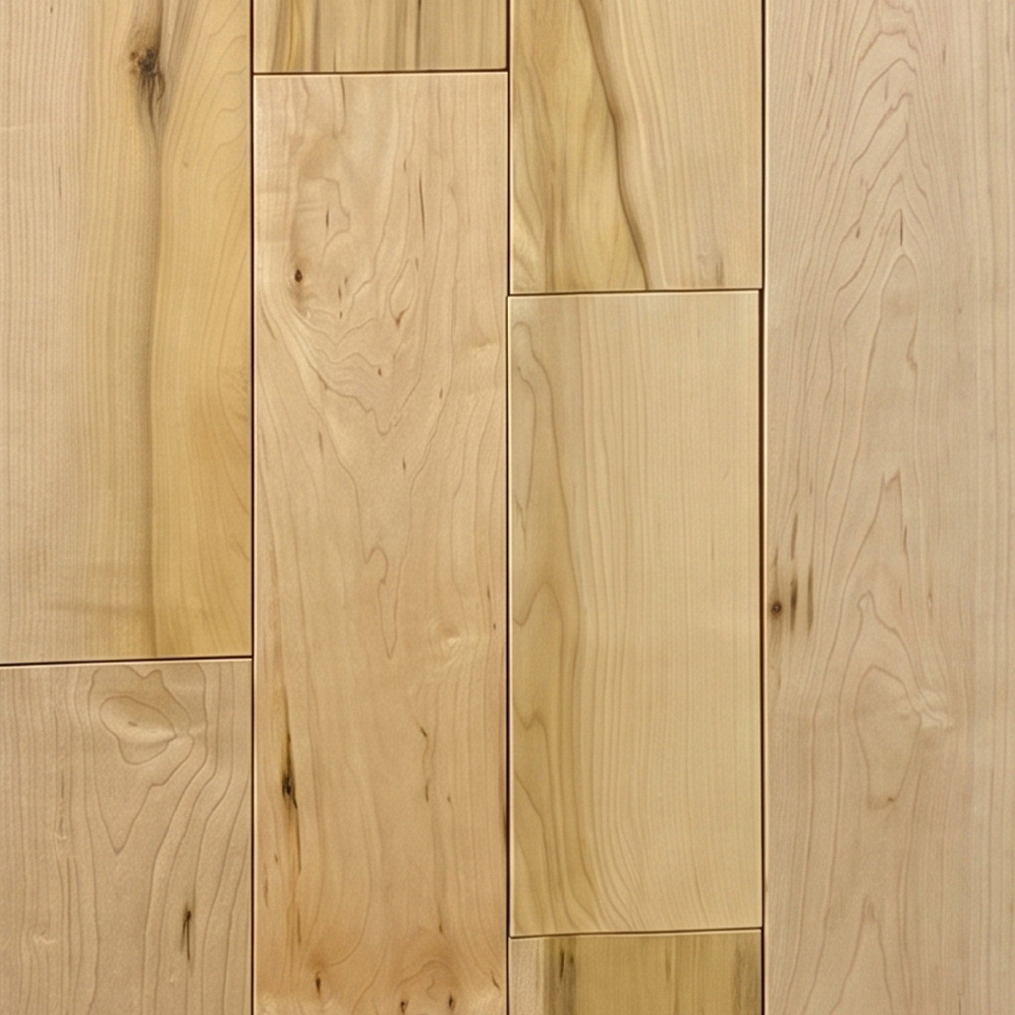 Plancher de Bois Franc Massif Bistro en Érable Dur Naturel - 4,25 po x 0,75 po
