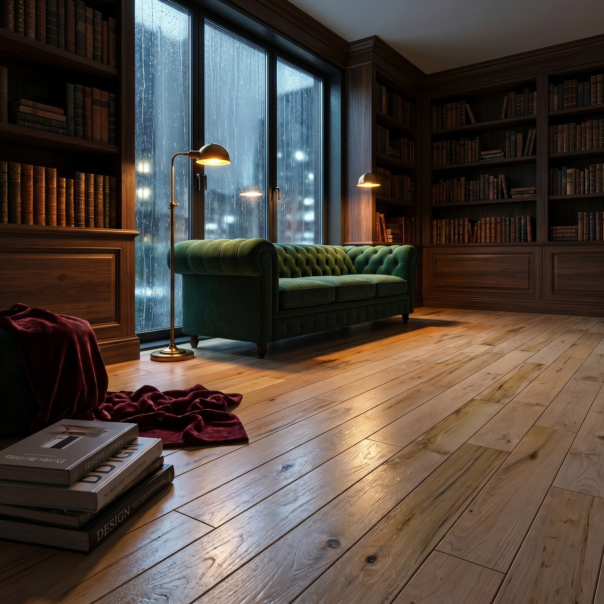 Natural Hard Maple Bistro Solid Hardwood Flooring - 4 1/4" x 3/4"