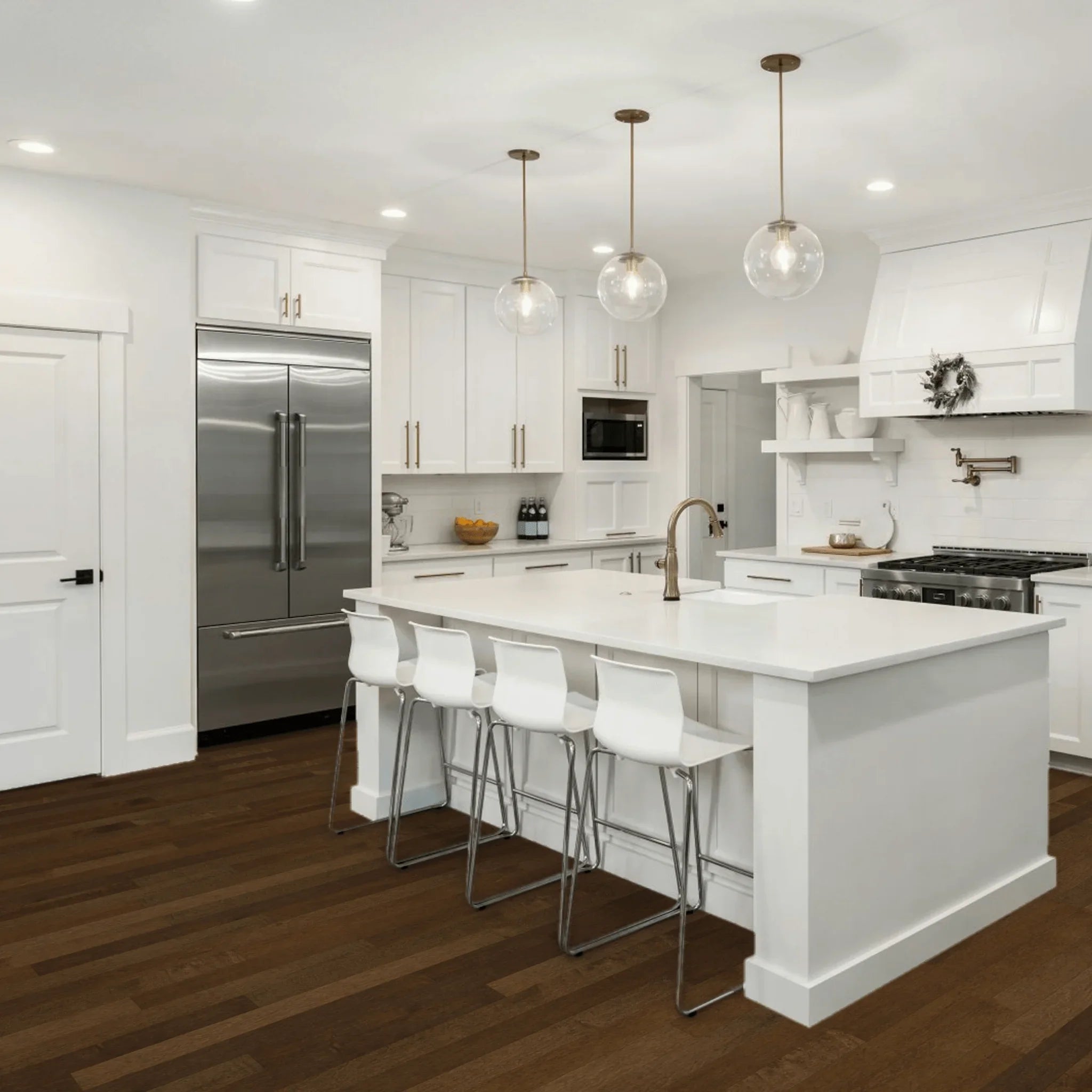 Hard Maple Engineered Hardwood Flooring - Notre-Dame - 3 1/8" Nuance Matte 20% Smooth - Golden Elite Deco