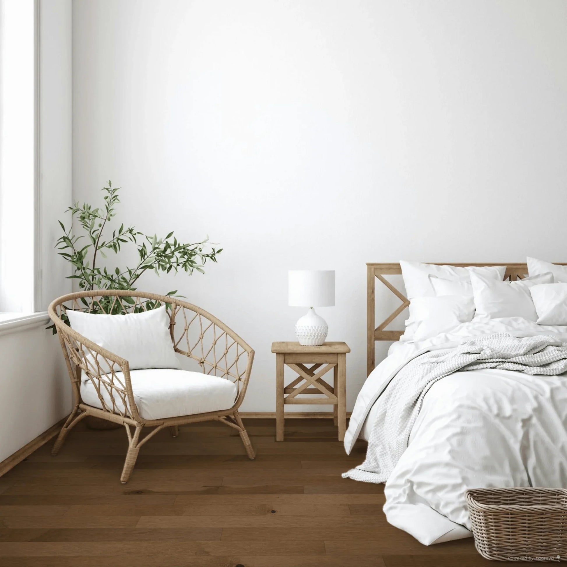 Hard Maple Engineered Hardwood Flooring - Ida - 5 3/16" Character Ultra-Matte 10% Smooth - Golden Elite Deco