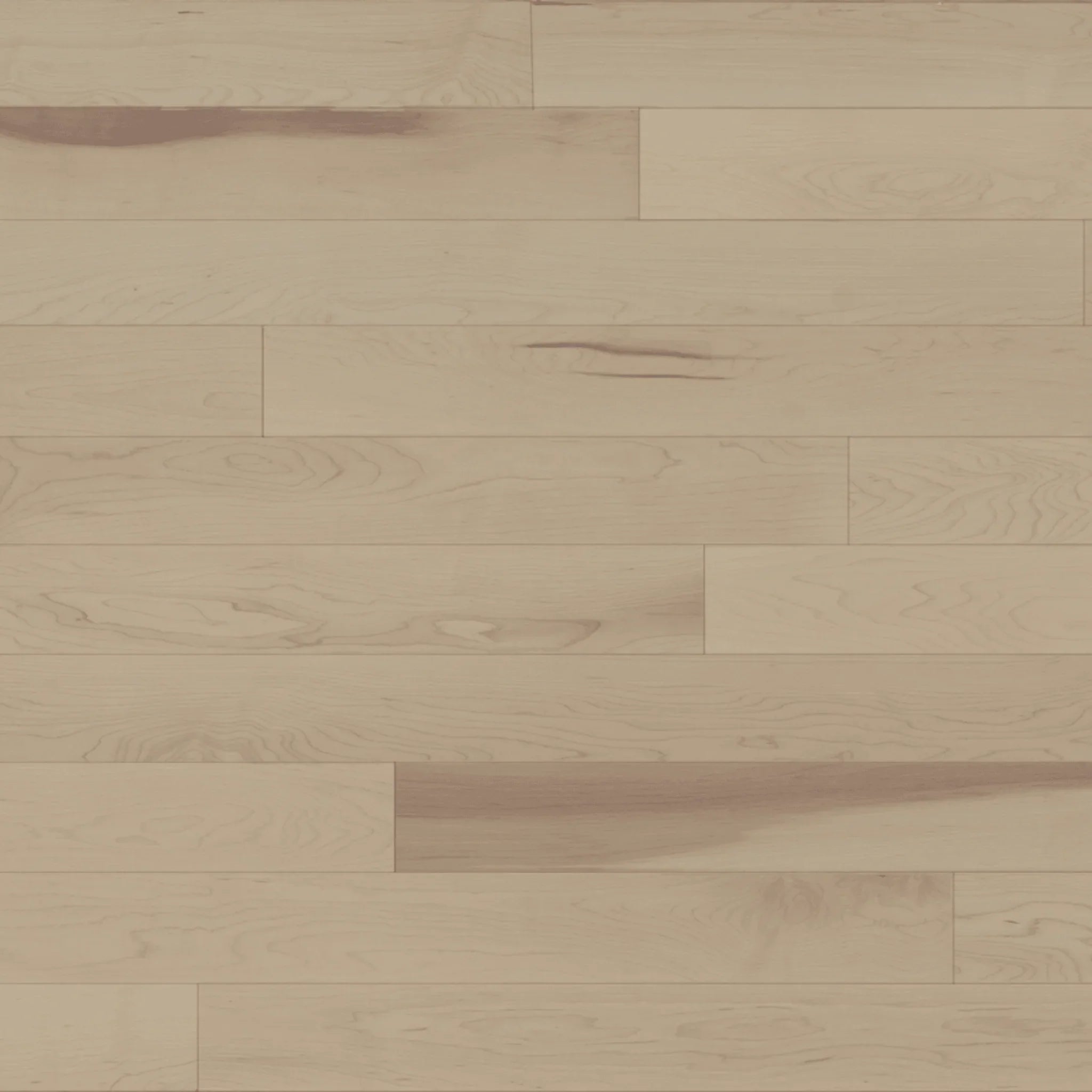 Hard Maple Engineered Hardwood Flooring - Berlin - 5 3/16" Nuance Ultra-Matte 10% Smooth - Golden Elite Deco