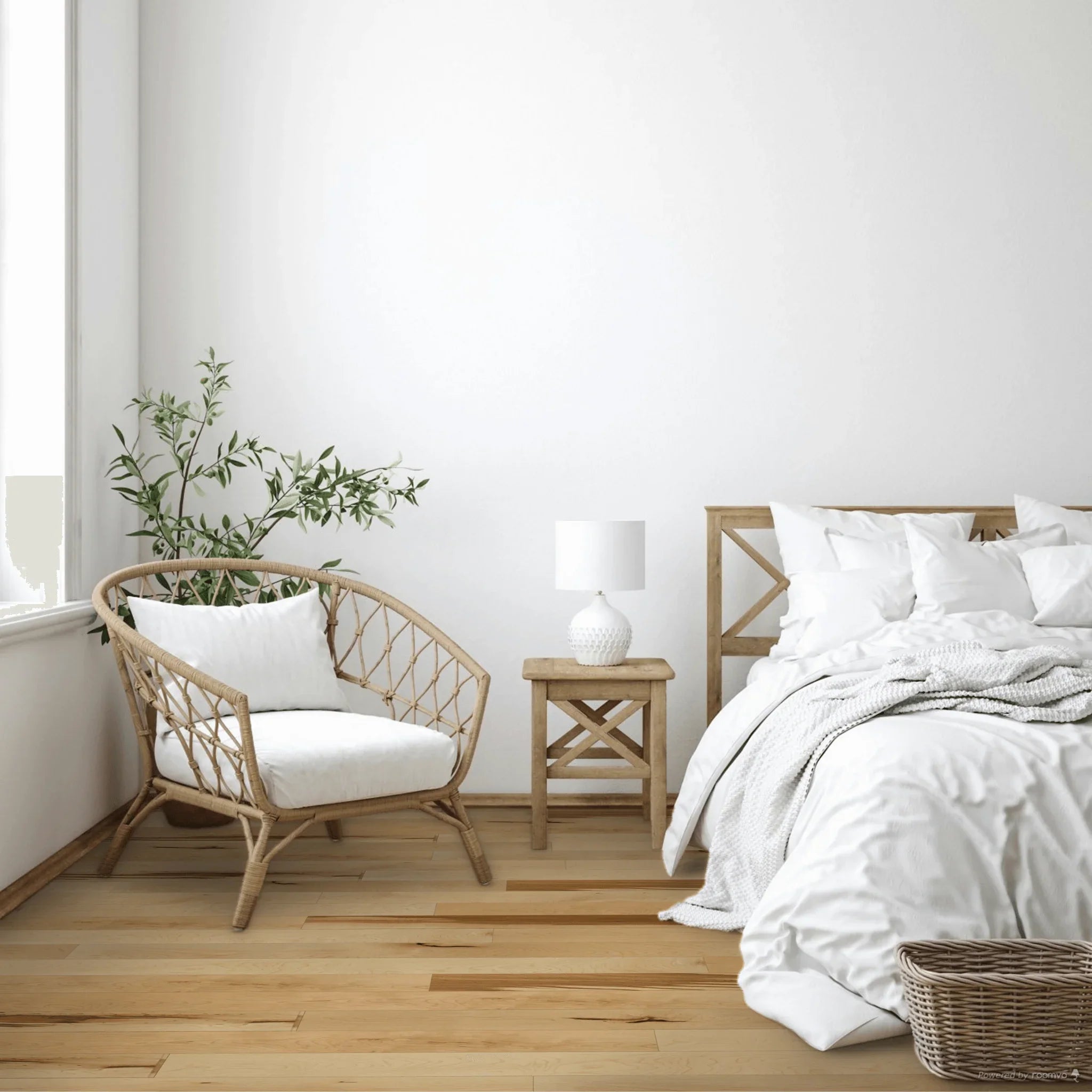 Hard Maple Engineered Hardwood Flooring - Natural - 4 1/8" Character Ultra-Matte 10% Smooth - Golden Elite Deco