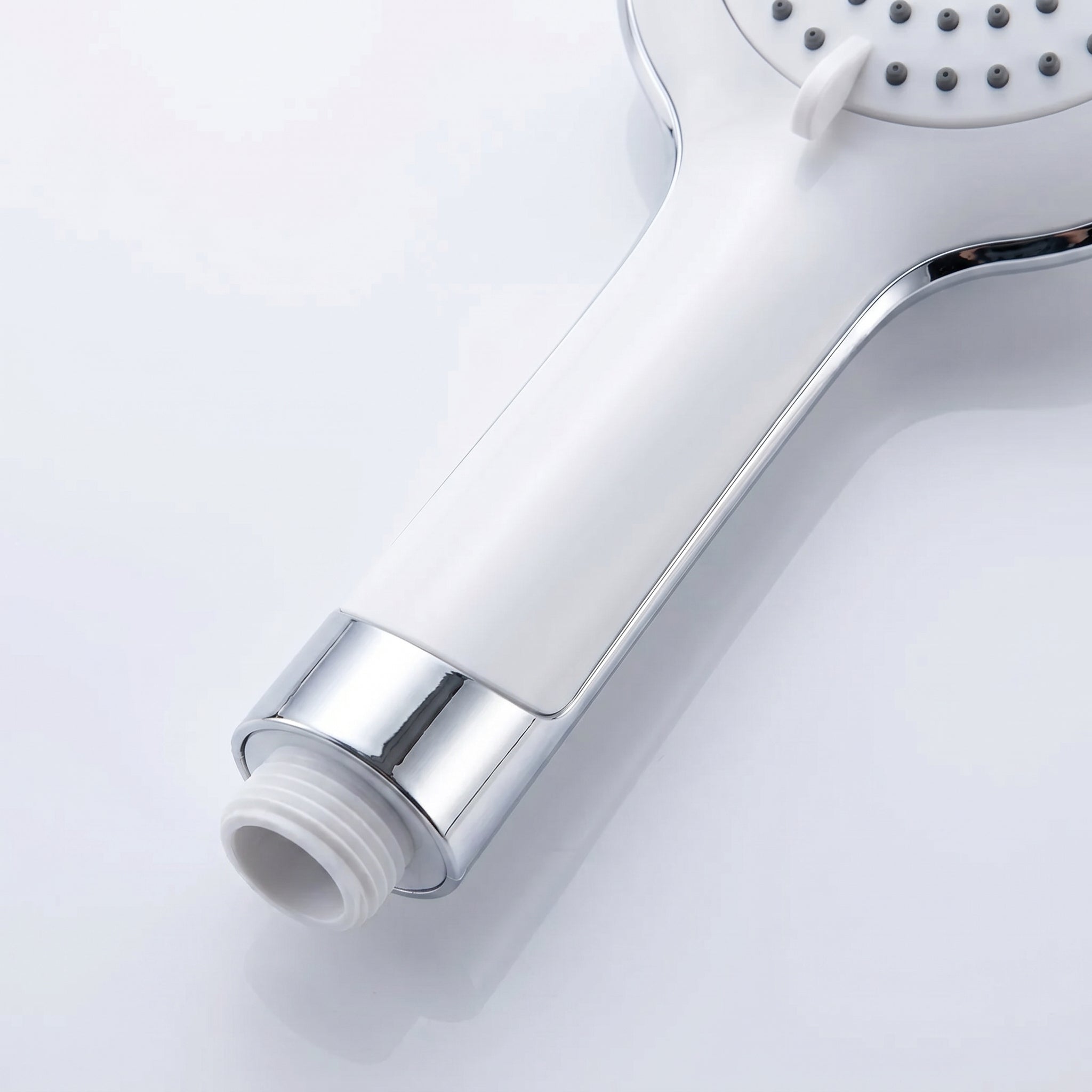Hand Shower White and Chrome - Square