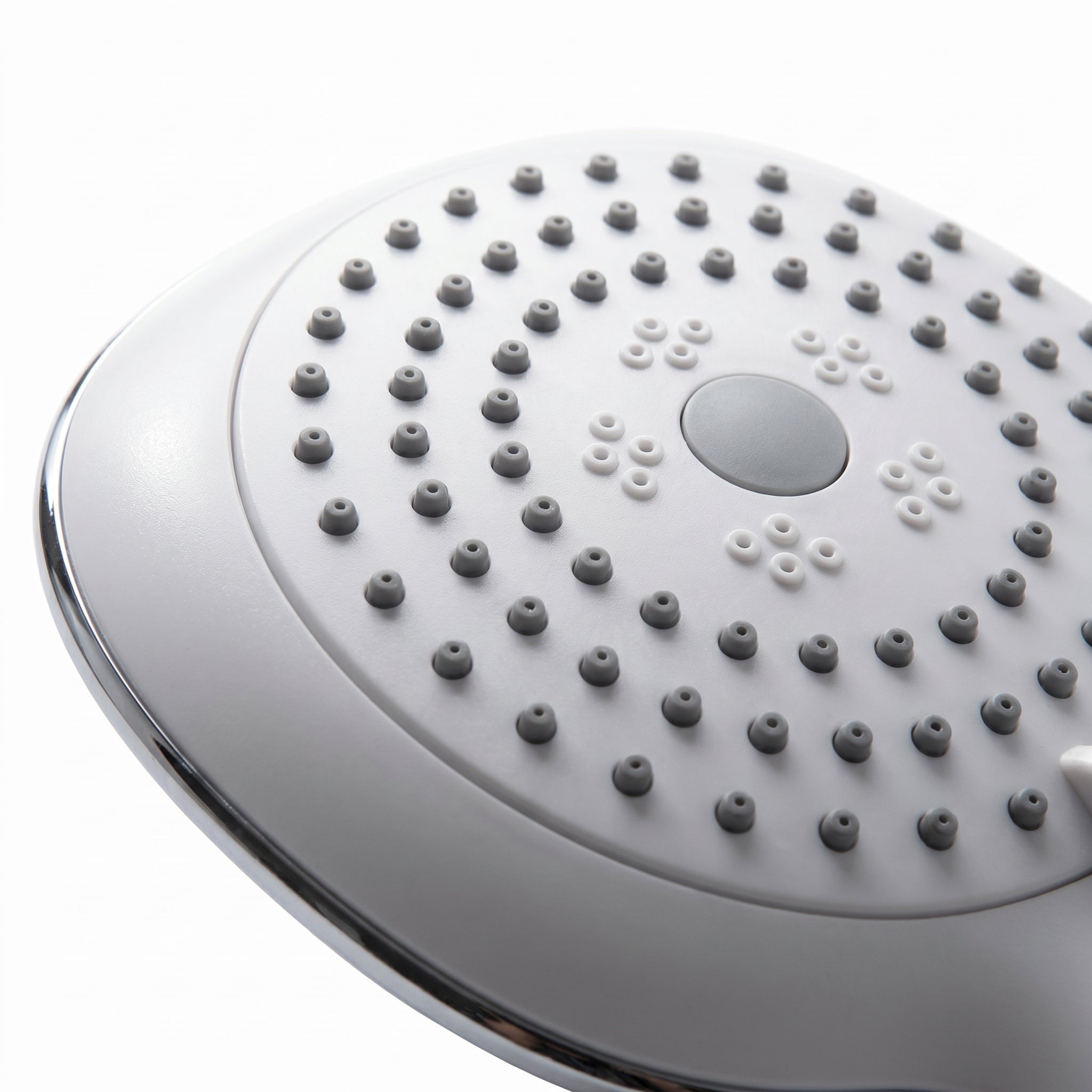 Hand Shower White and Chrome - Square