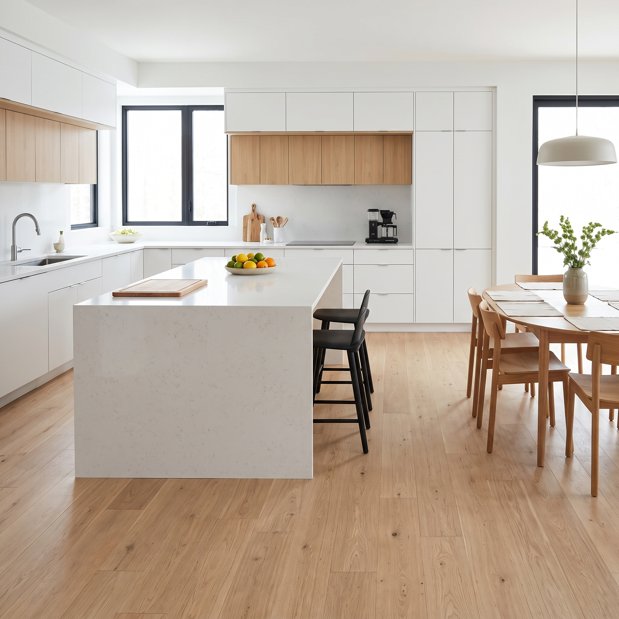 BHF : Plancher de bois franc d'ingénierie en chêne blanc Hopewell - 7 1/2" x 3/4" - COMMANDE SPÉCIALE