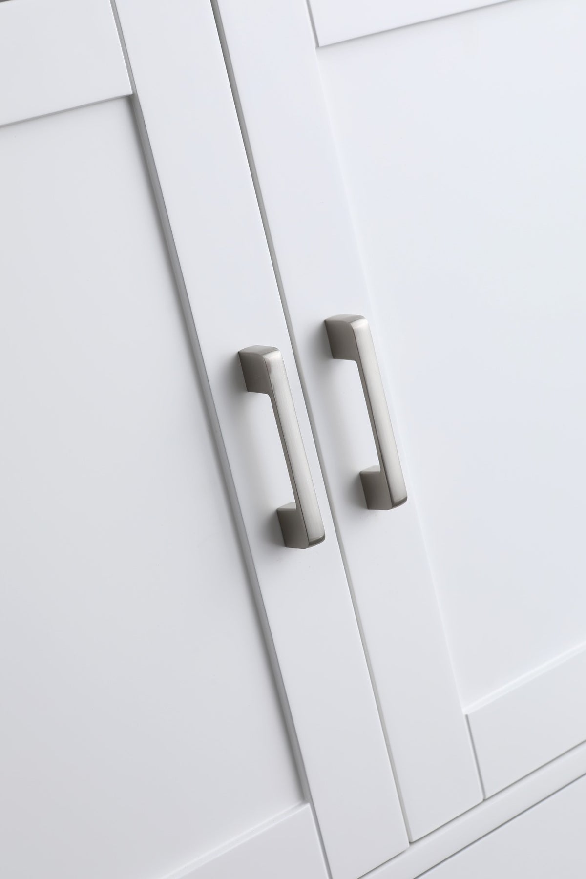 30" White Freestanding Single Sink Bathroom Vanity with Engineered White Marble Countertop