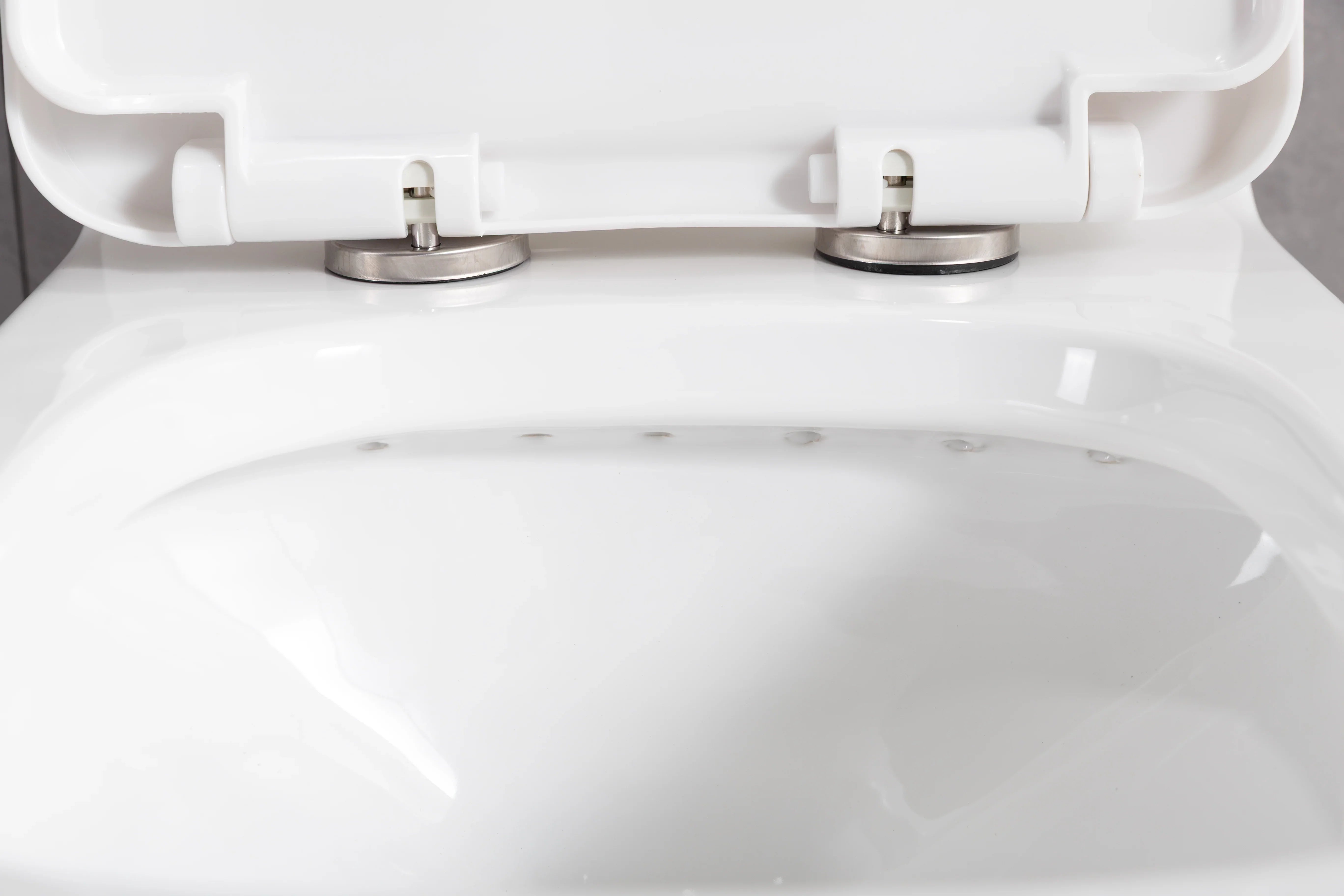 Merida One-Piece Toilet in White – Dual Flush Elongated Square Bowl