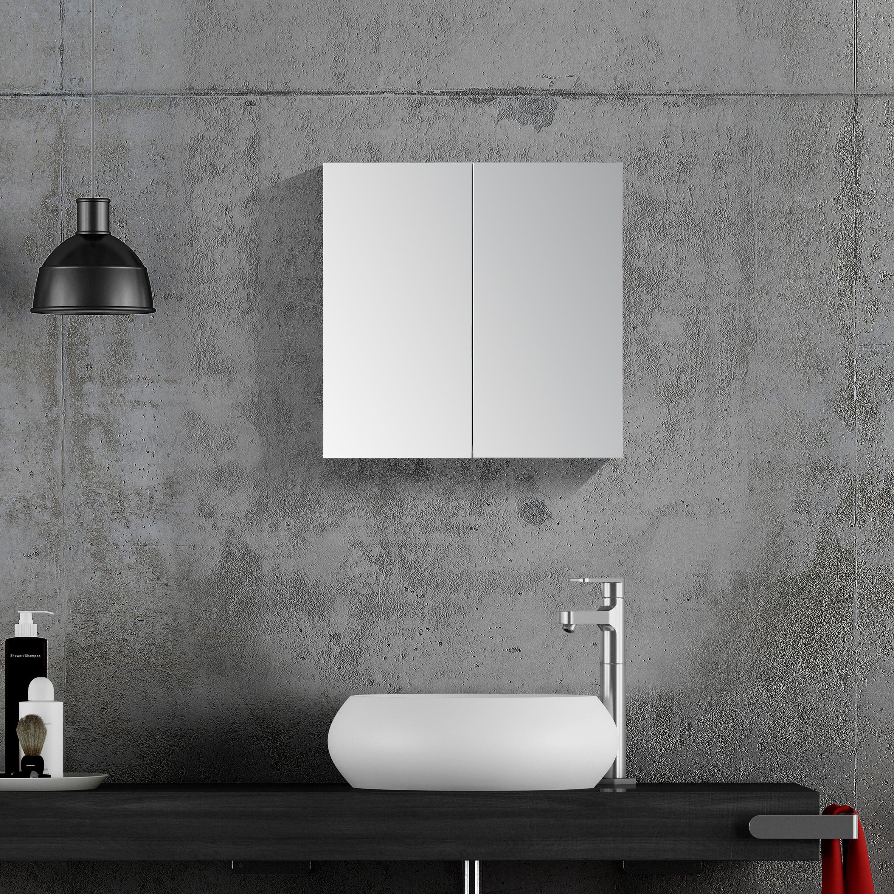 Armoire à Pharmacie 24po - Brun Foncé